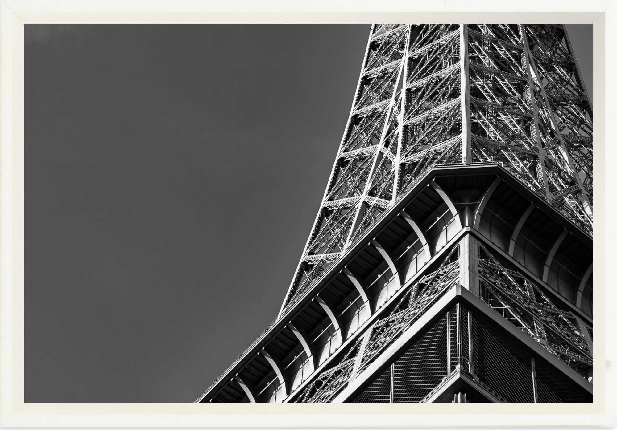 #Framed Canvas_12x8"_White