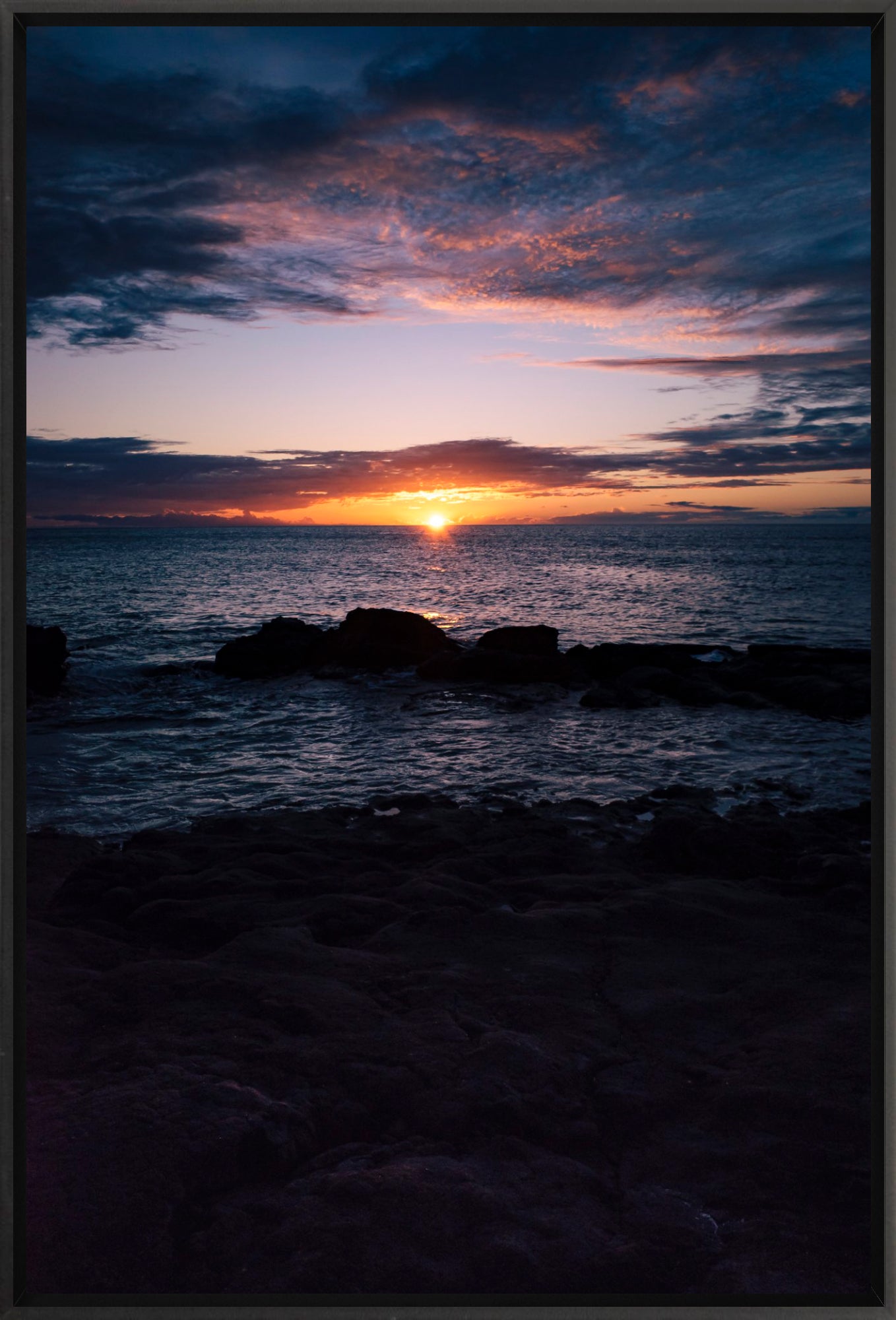 #Framed Canvas_16x24"_Black