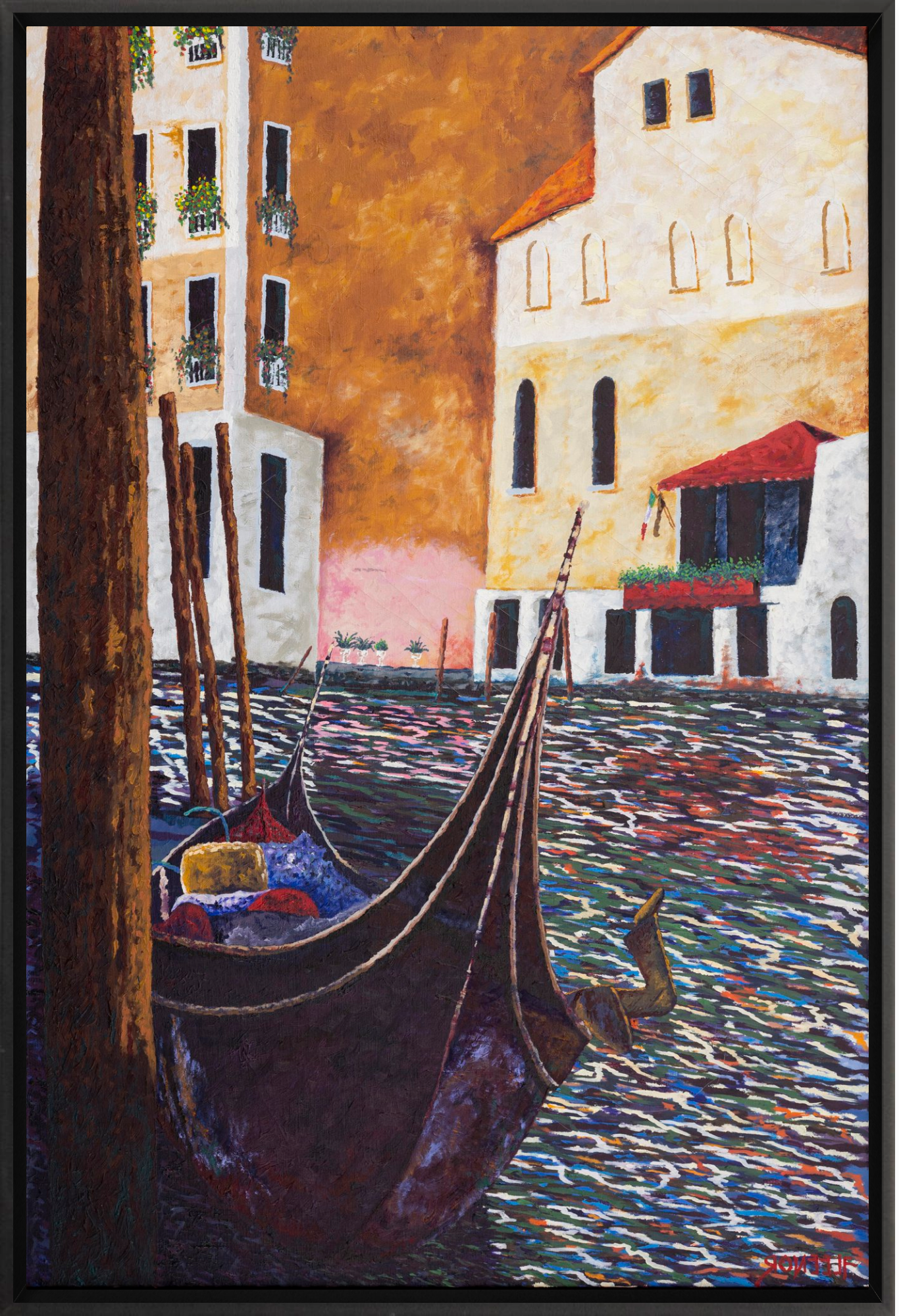#Framed Canvas_16x24"_Black