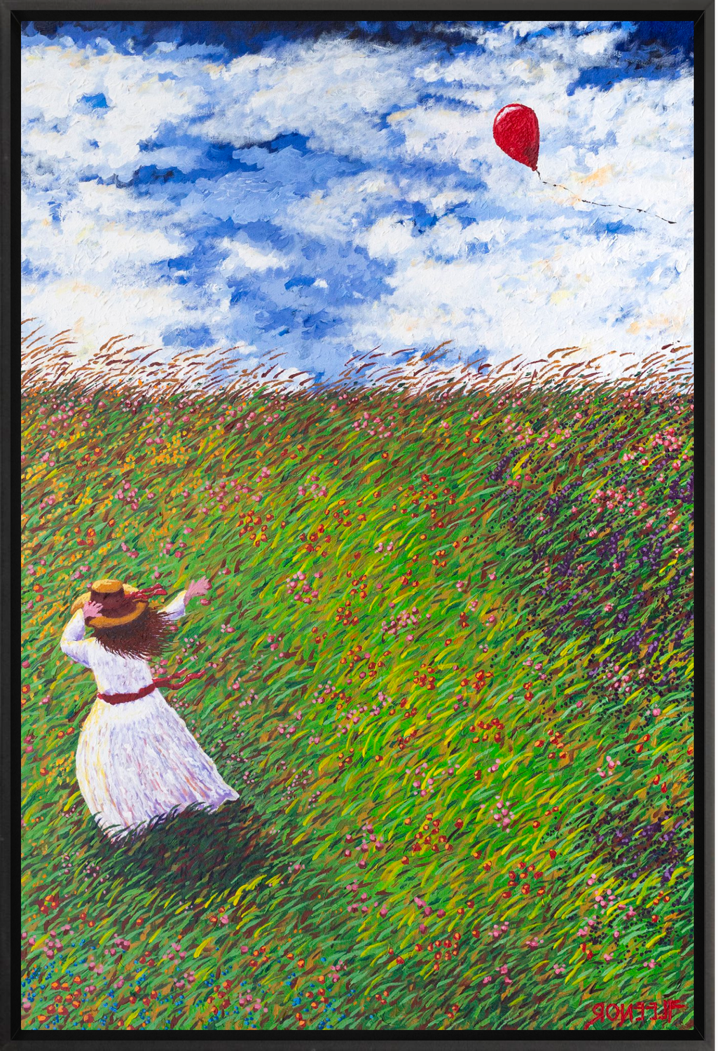 #Framed Canvas_16x24"_Black