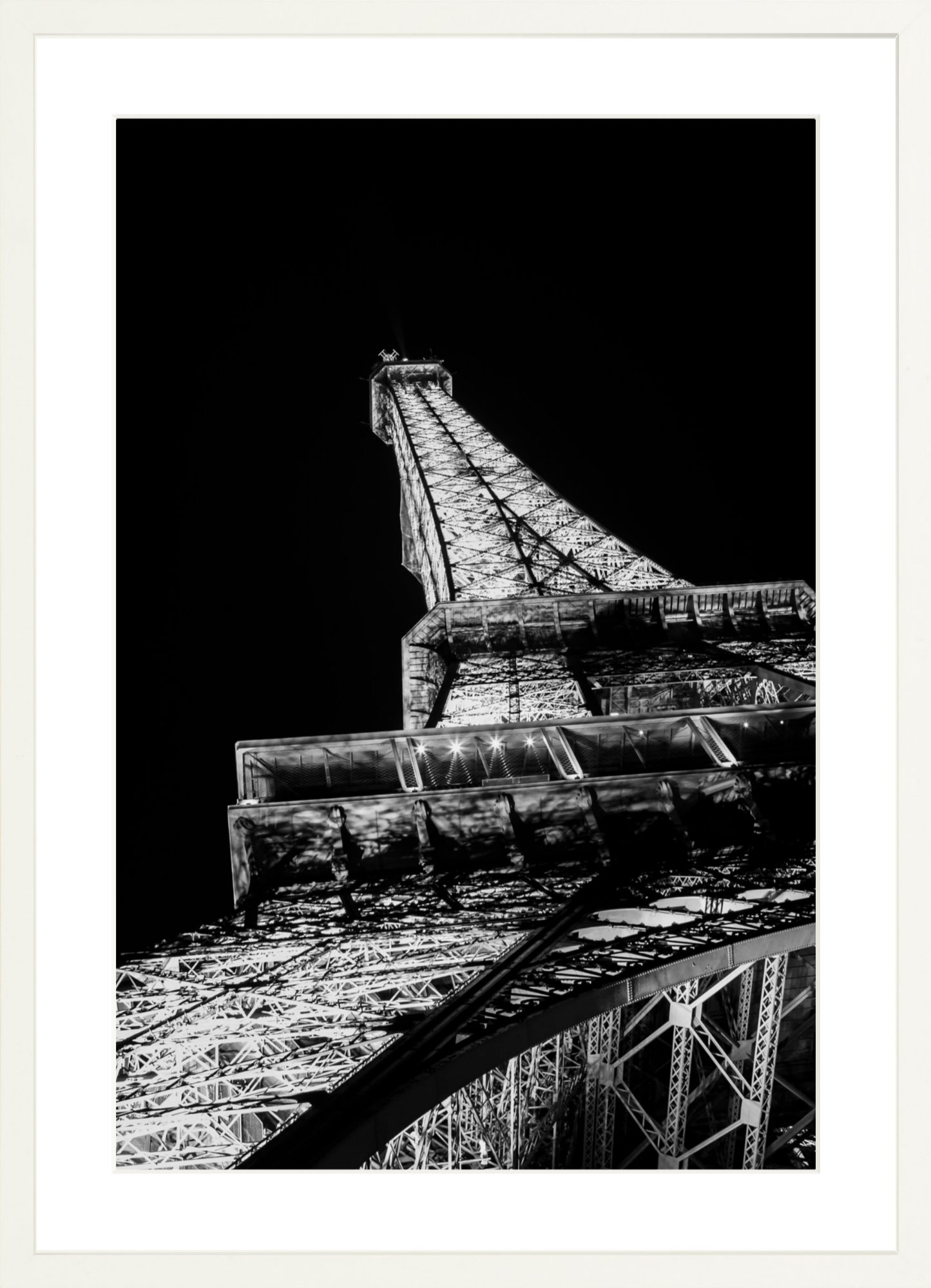 #Framed Print_16x24"_White