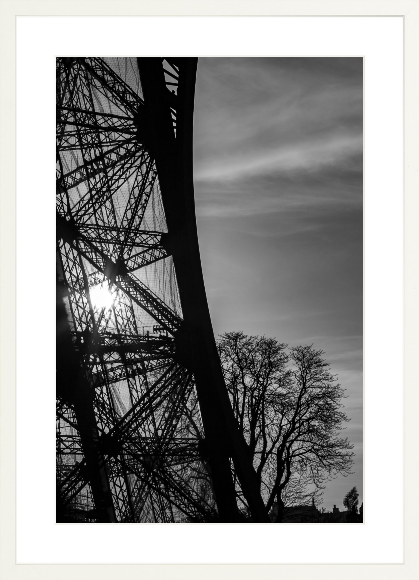 #Framed Print_16x24"_White