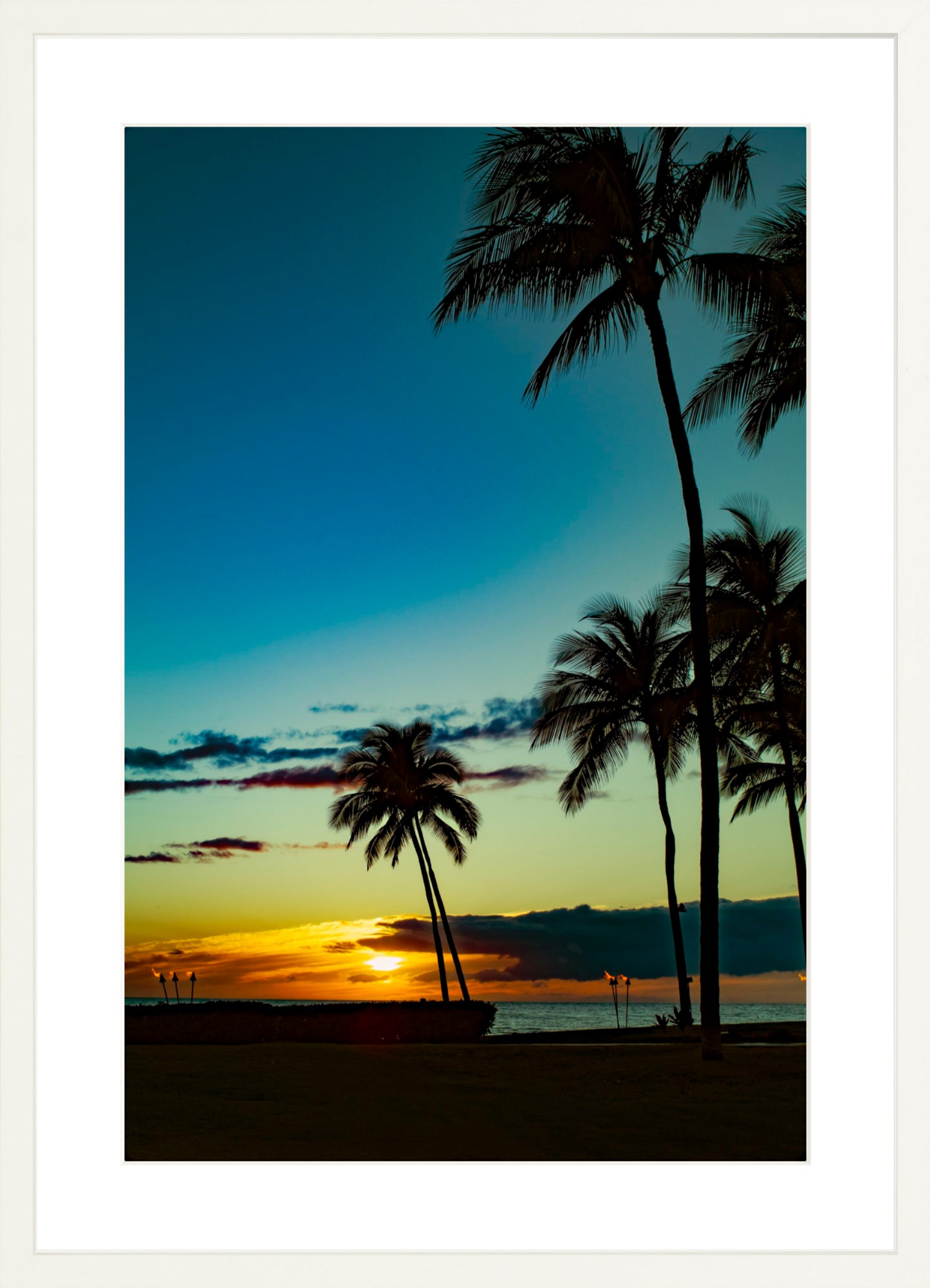 #Framed Print_16x24"_White