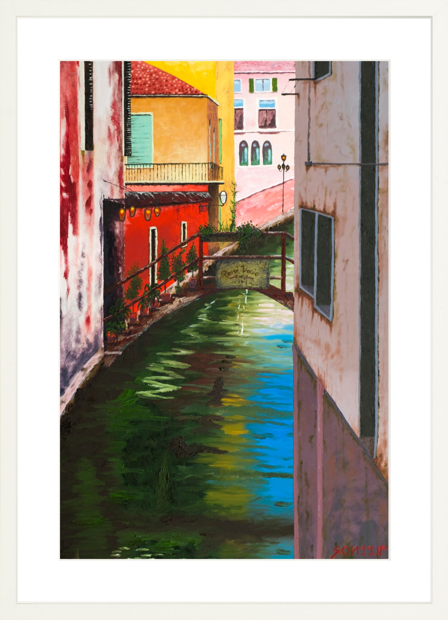 #Framed Print_16x24"_White
