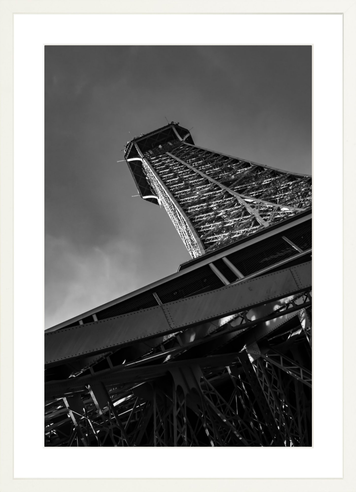 #Framed Print_16x24"_White