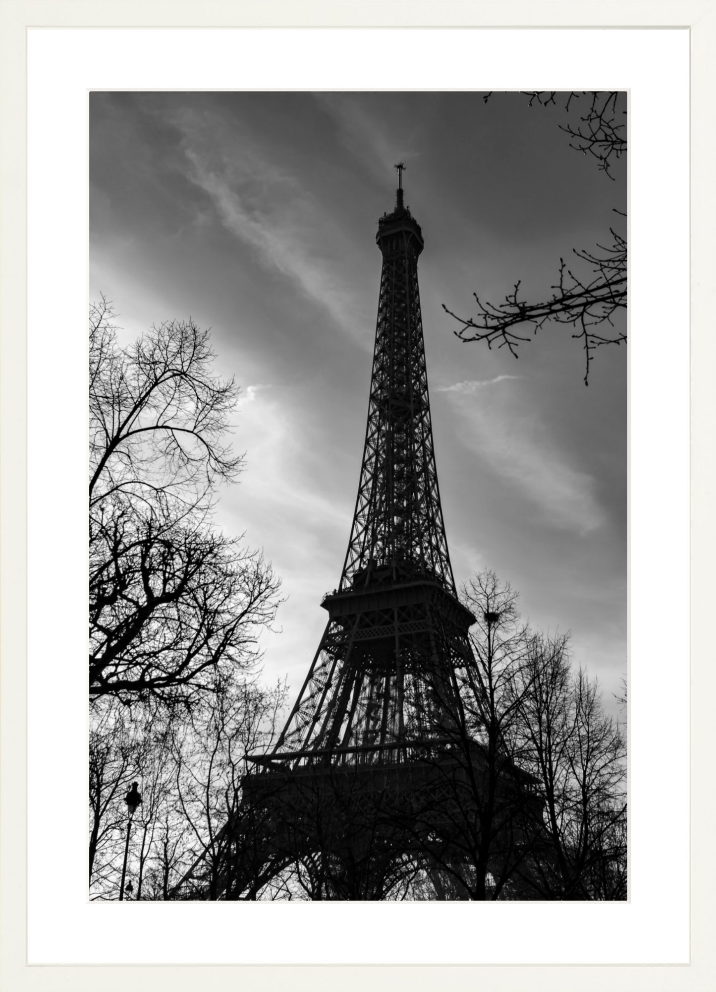 #Framed Print_16x24"_White
