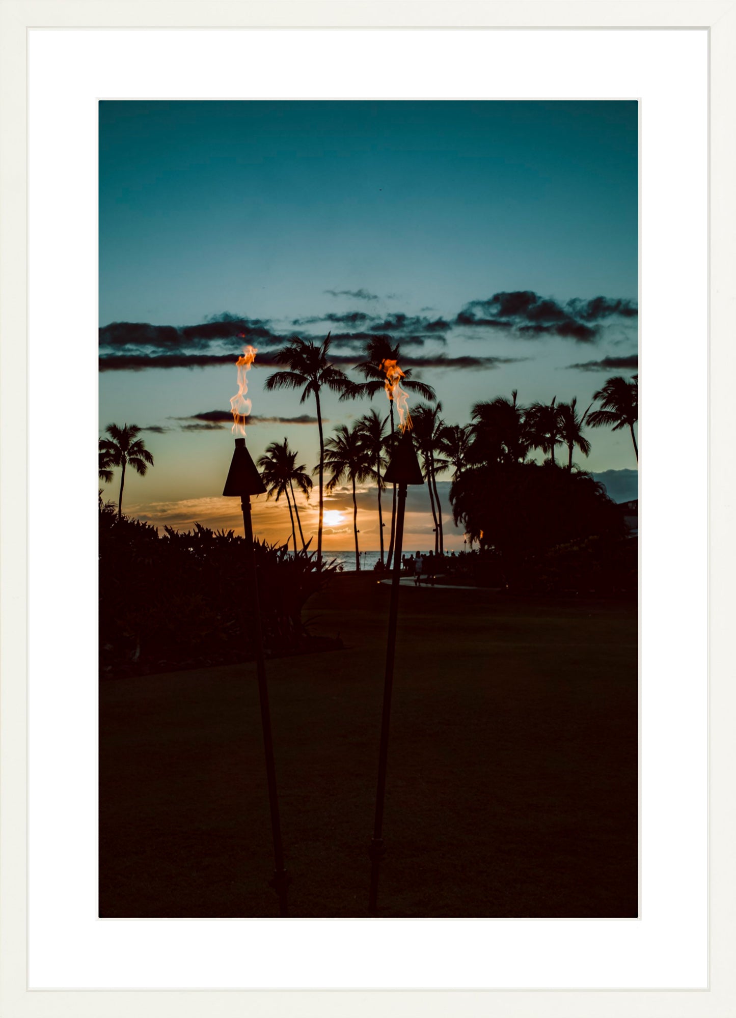 #Framed Print_16x24"_White