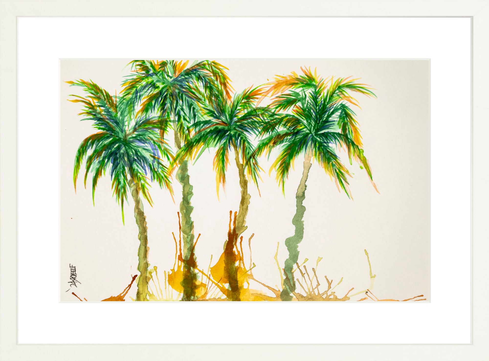 #Framed Print_18x12”_White