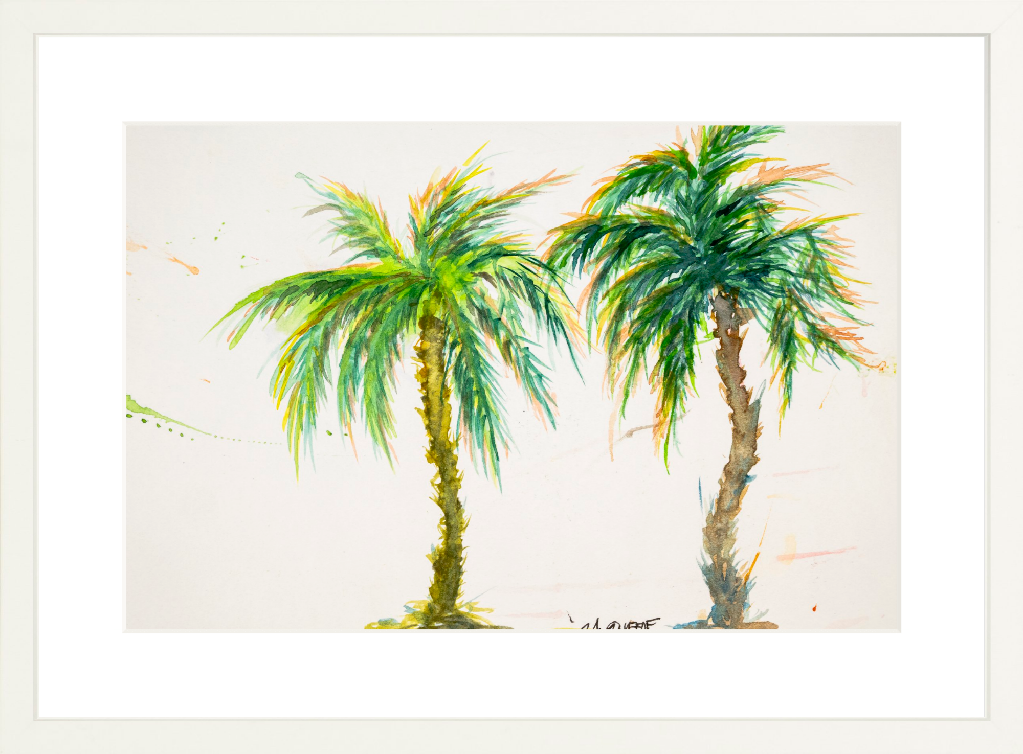 #Framed Print_18x12”_White