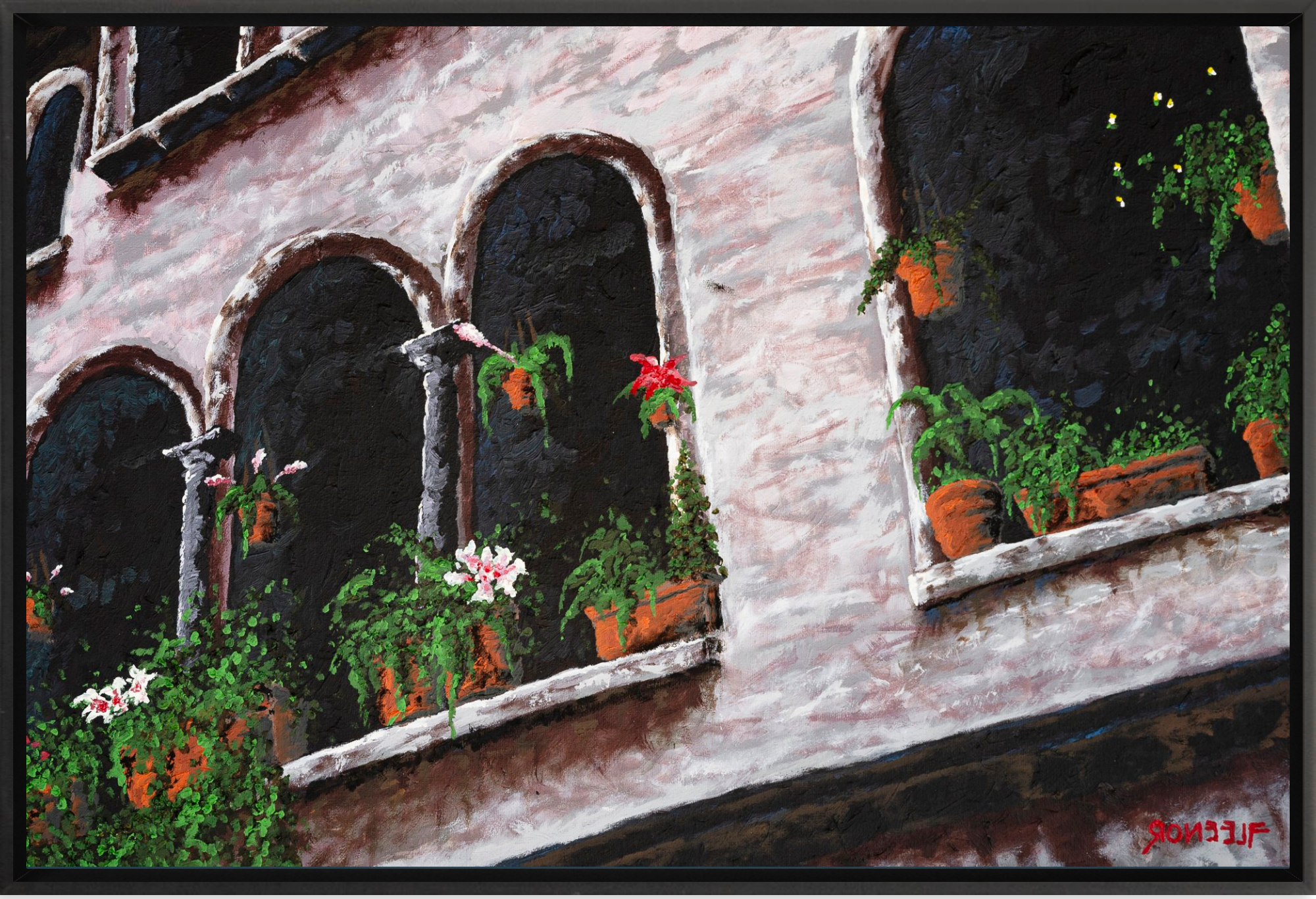 #Framed Canvas_24x16”_Black