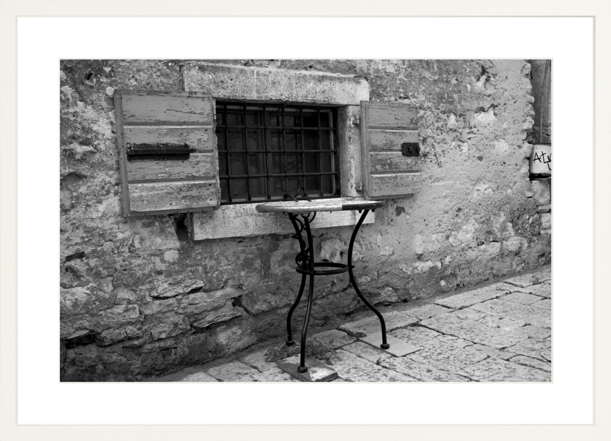 #Framed Print_24x16"_White