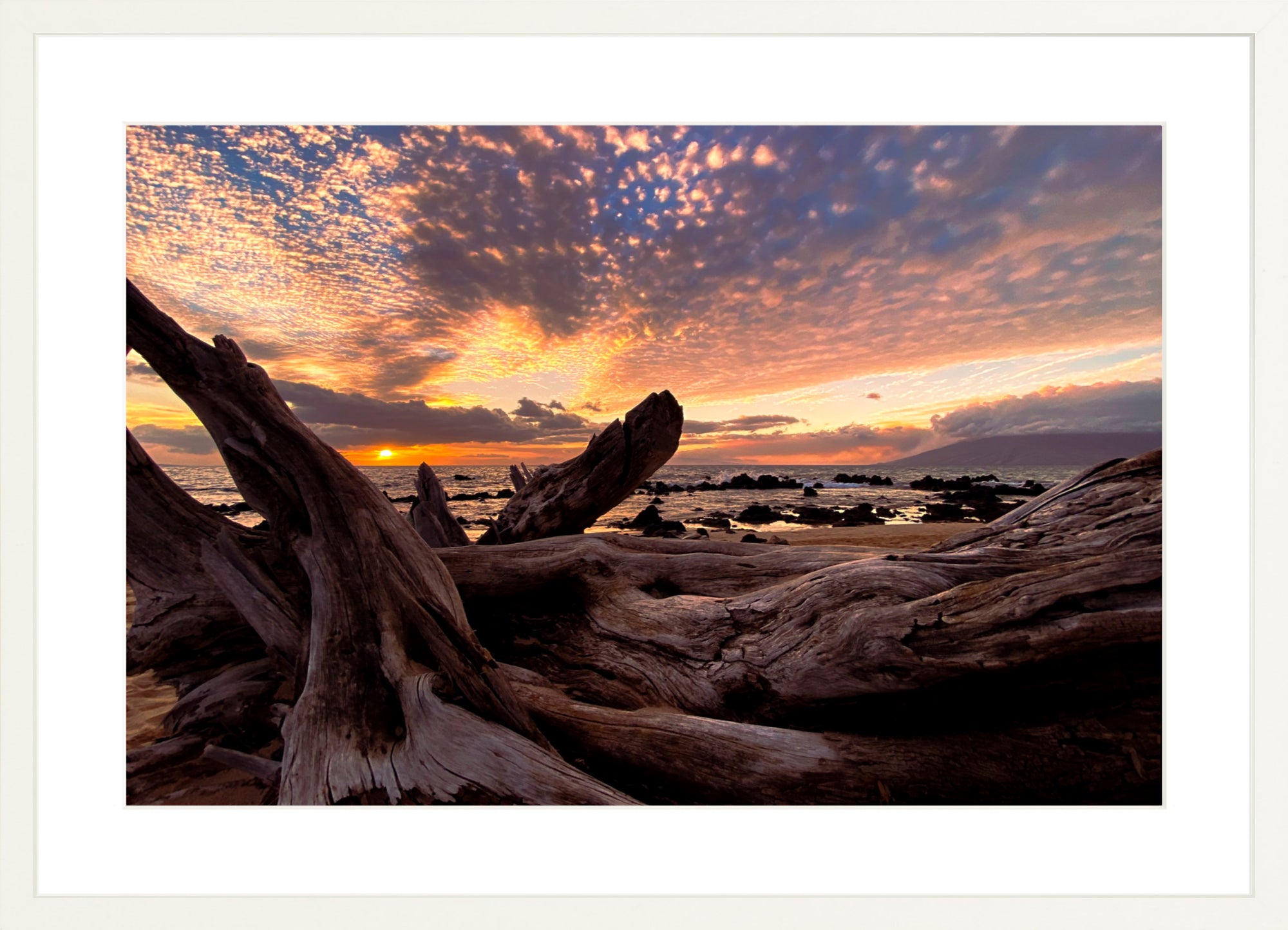 #Framed Print_24x16"_White