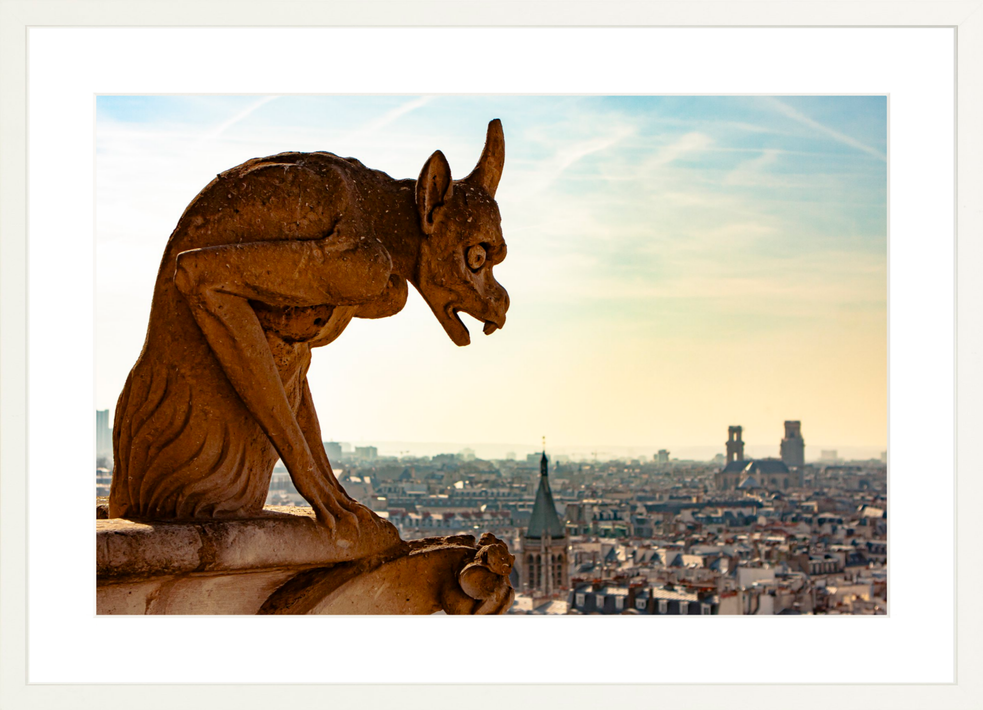 #Framed Print_24x16"_White