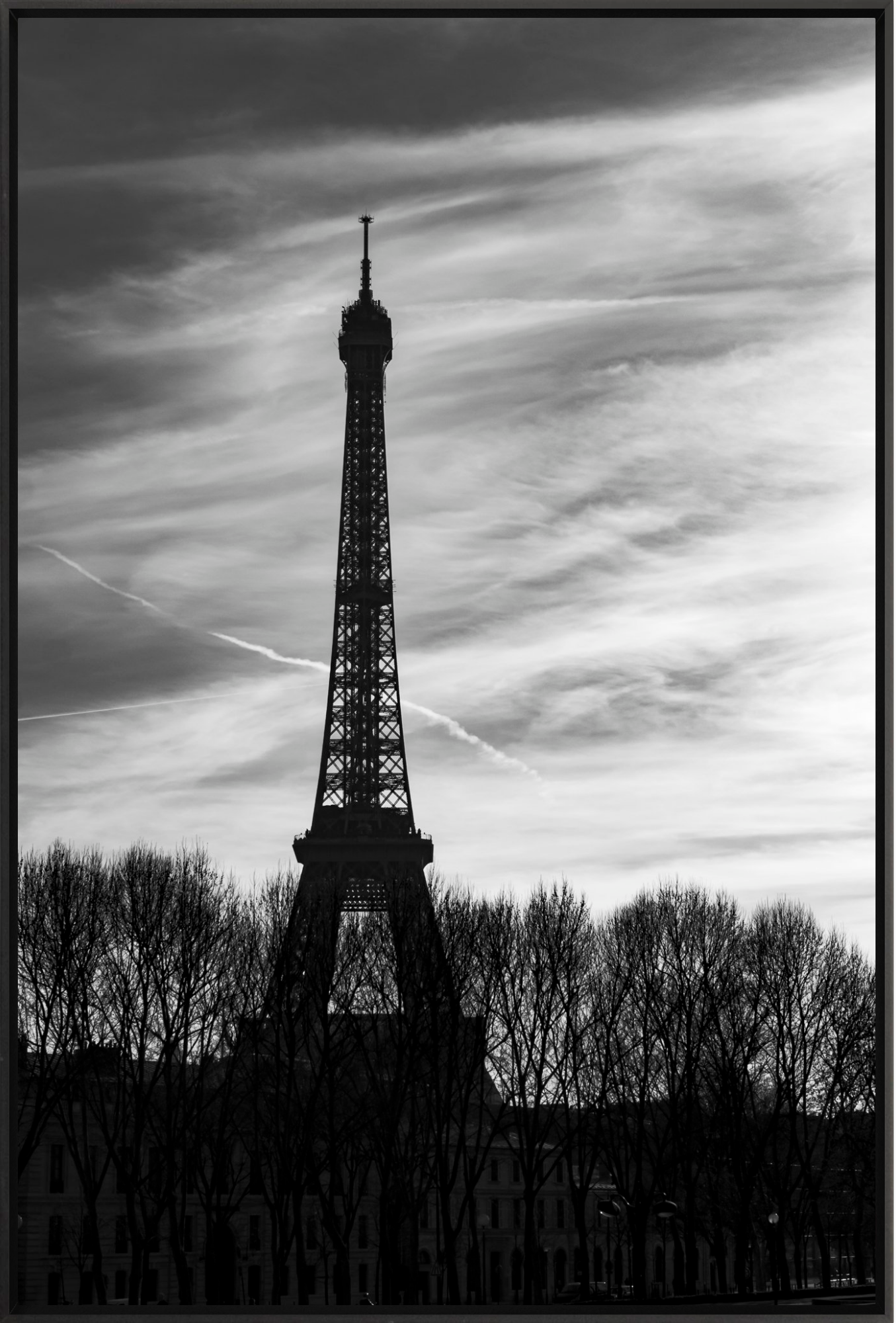 #Framed Canvas_24x36"_Black