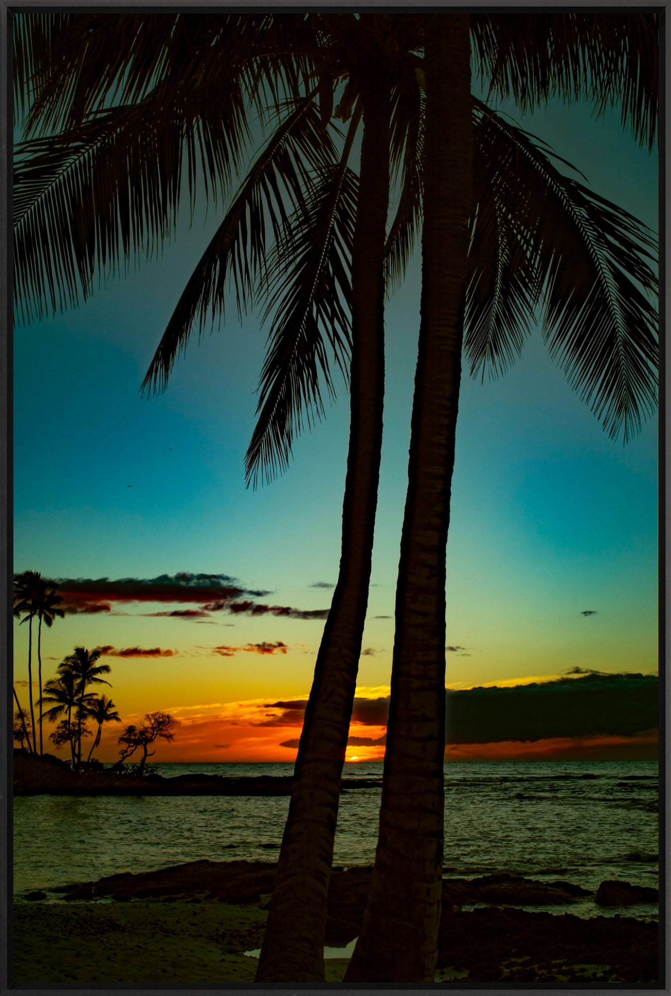 #Framed Canvas_24x36"_Black