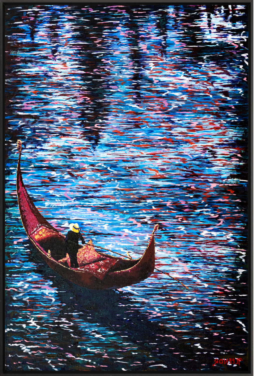 #Framed Canvas_24x36"_Black