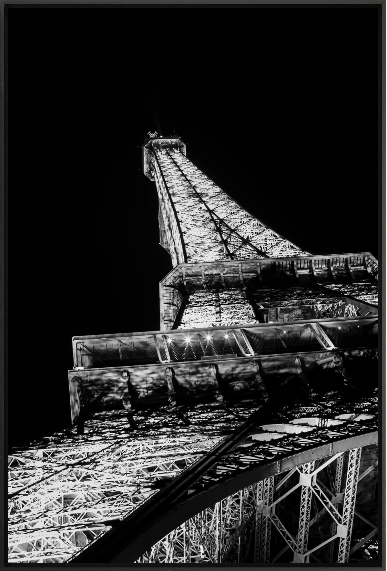#Framed Canvas_24x36"_Black