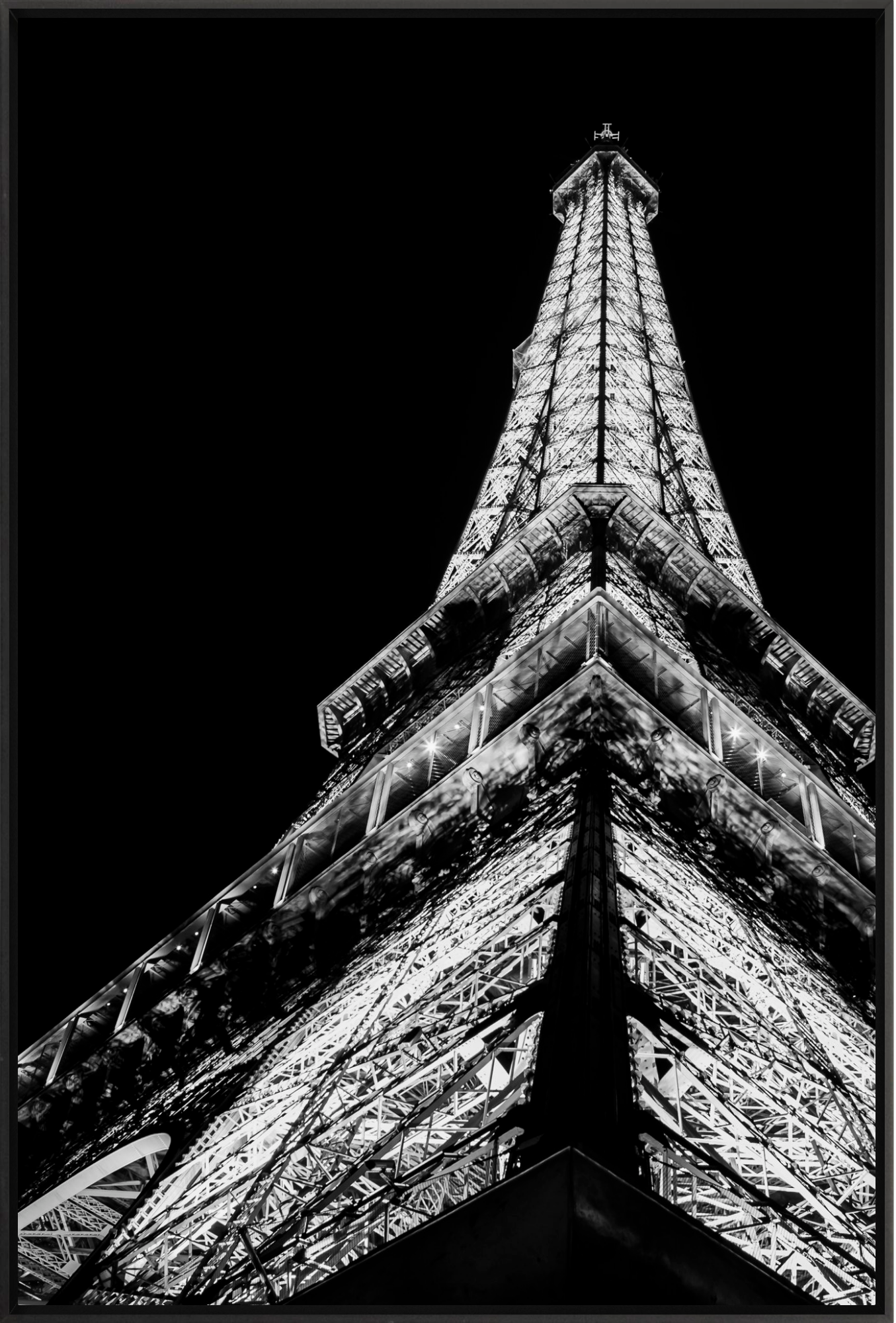 #Framed Canvas_24x36"_Black