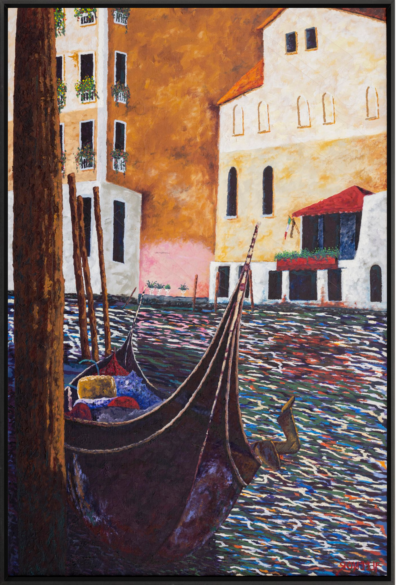 #Framed Canvas_24x36"_Black