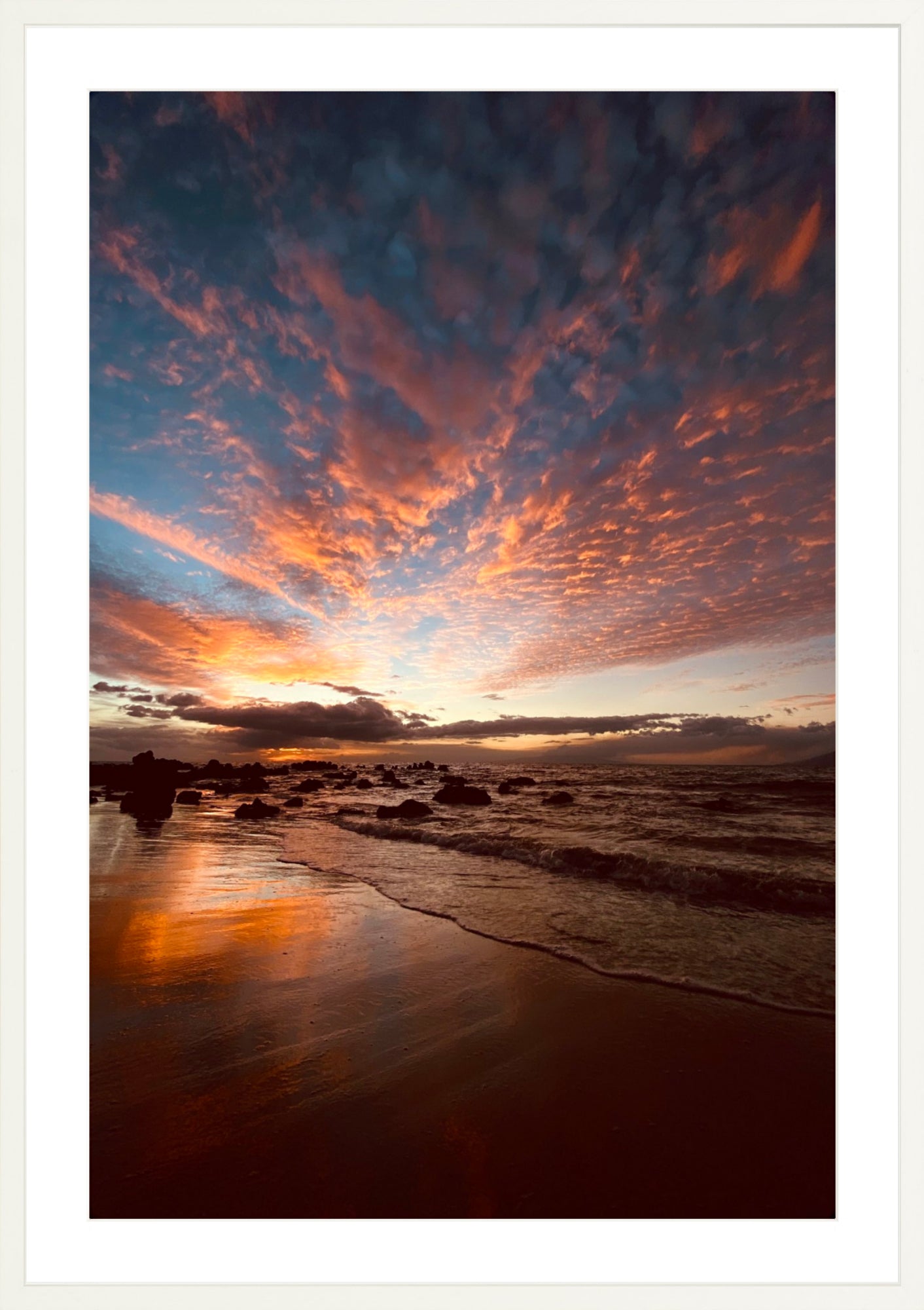 #Framed Print_24x36"_White