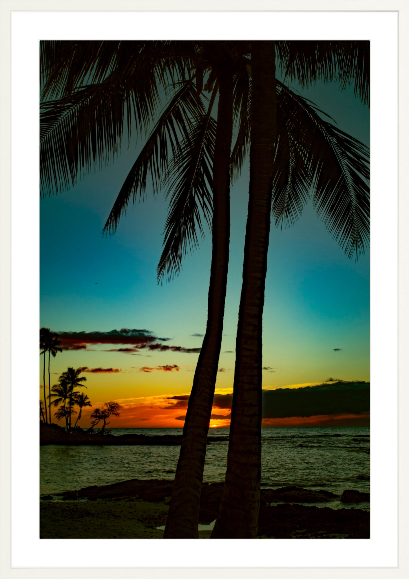 #Framed Print_24x36"_White