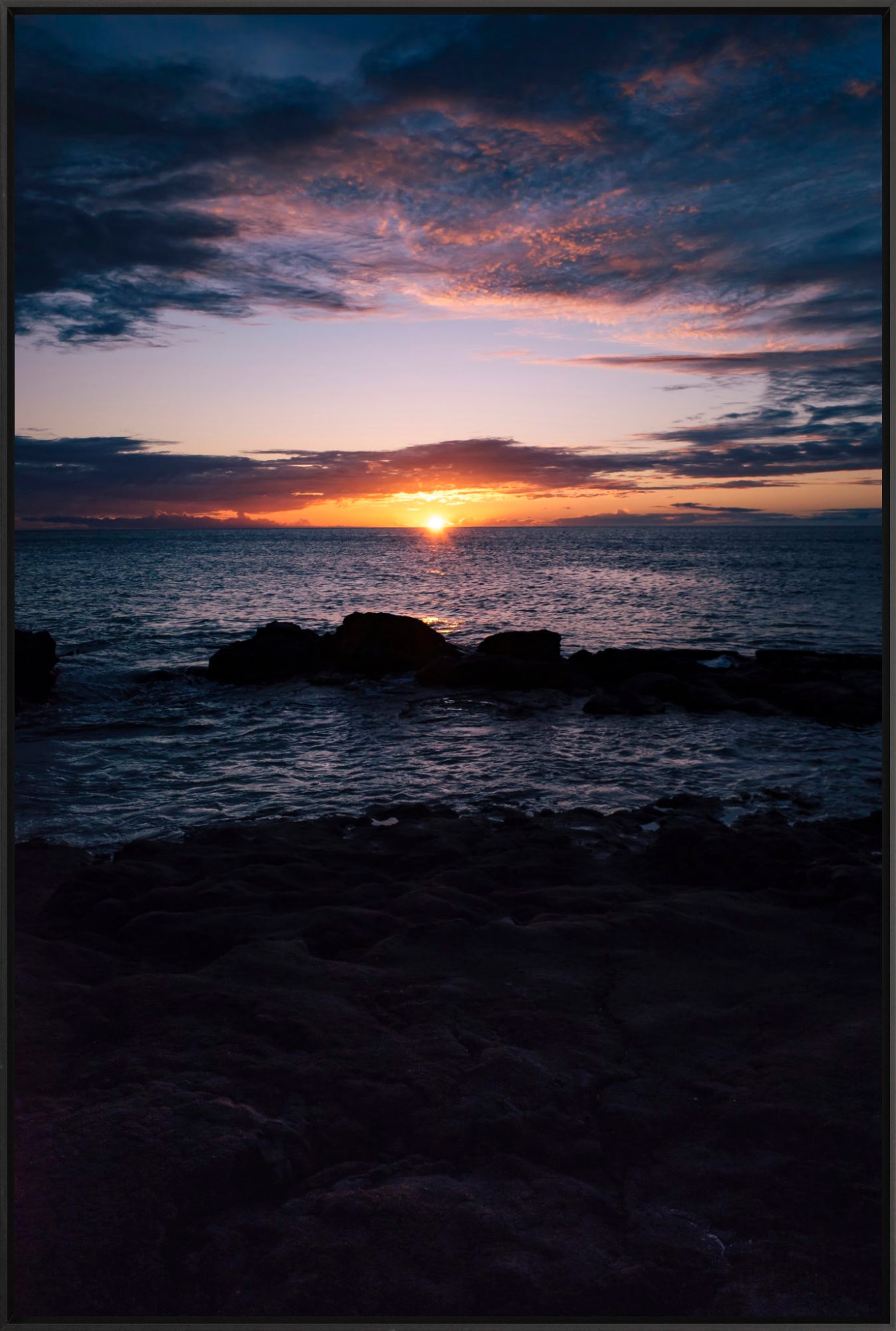 #Framed Canvas_40x60"_Black