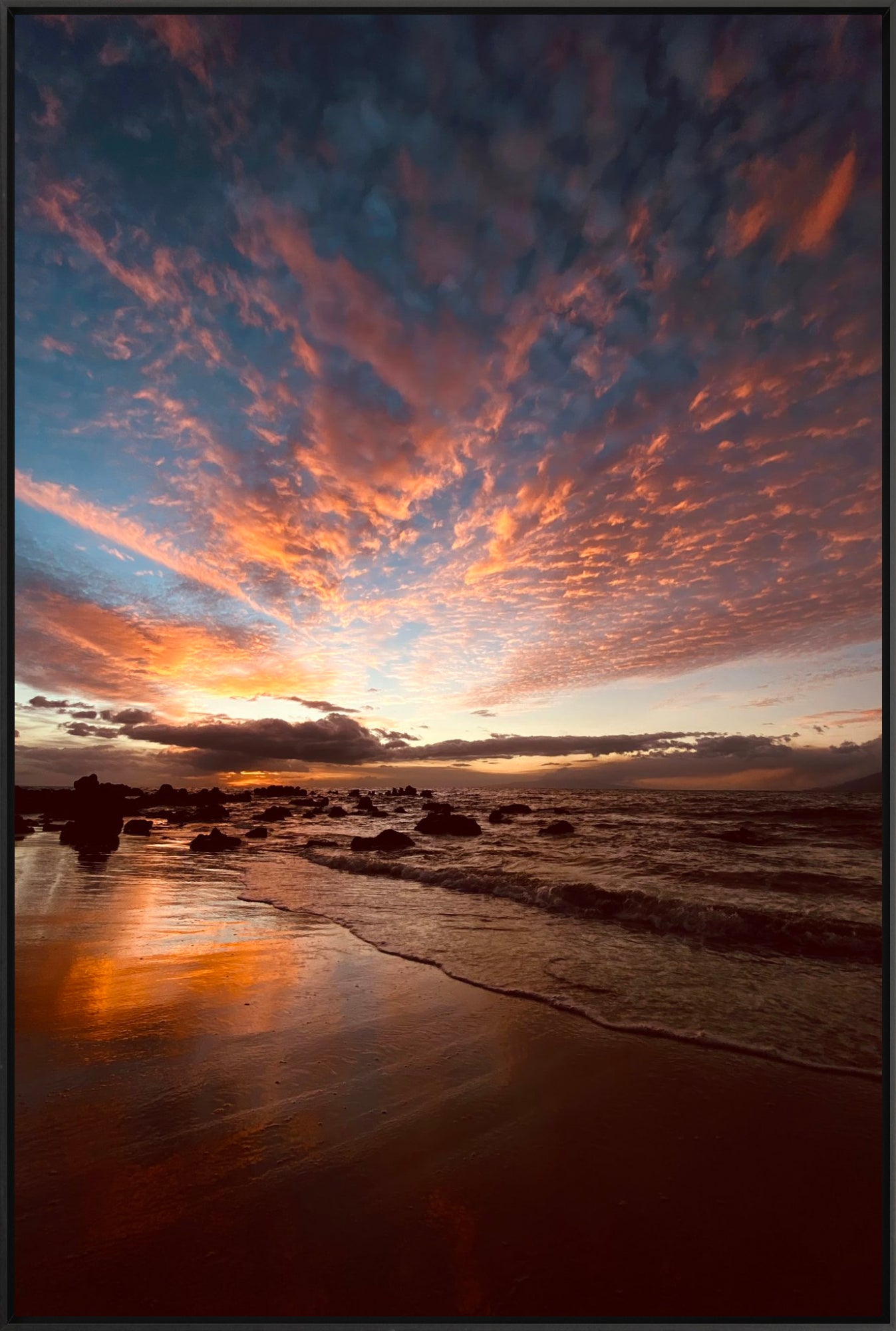 #Framed Canvas_30x45"_Black