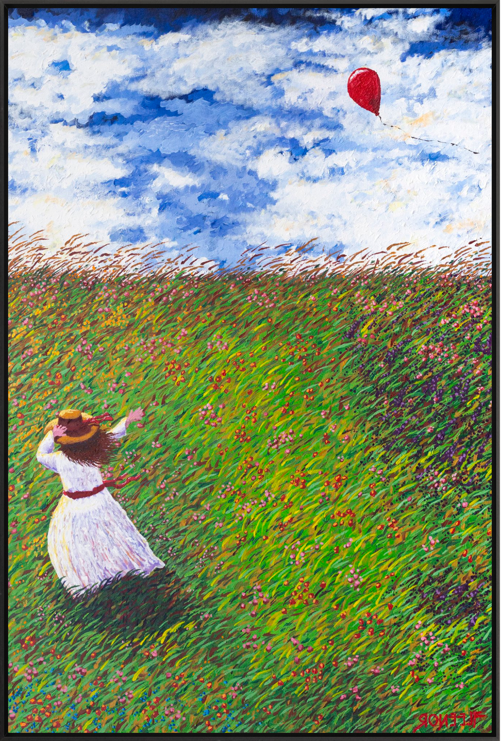 #Framed Canvas_30x45"_Black