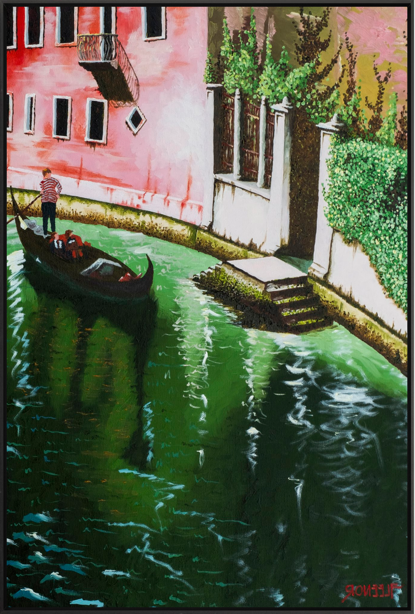 #Framed Canvas_40x60"_Black