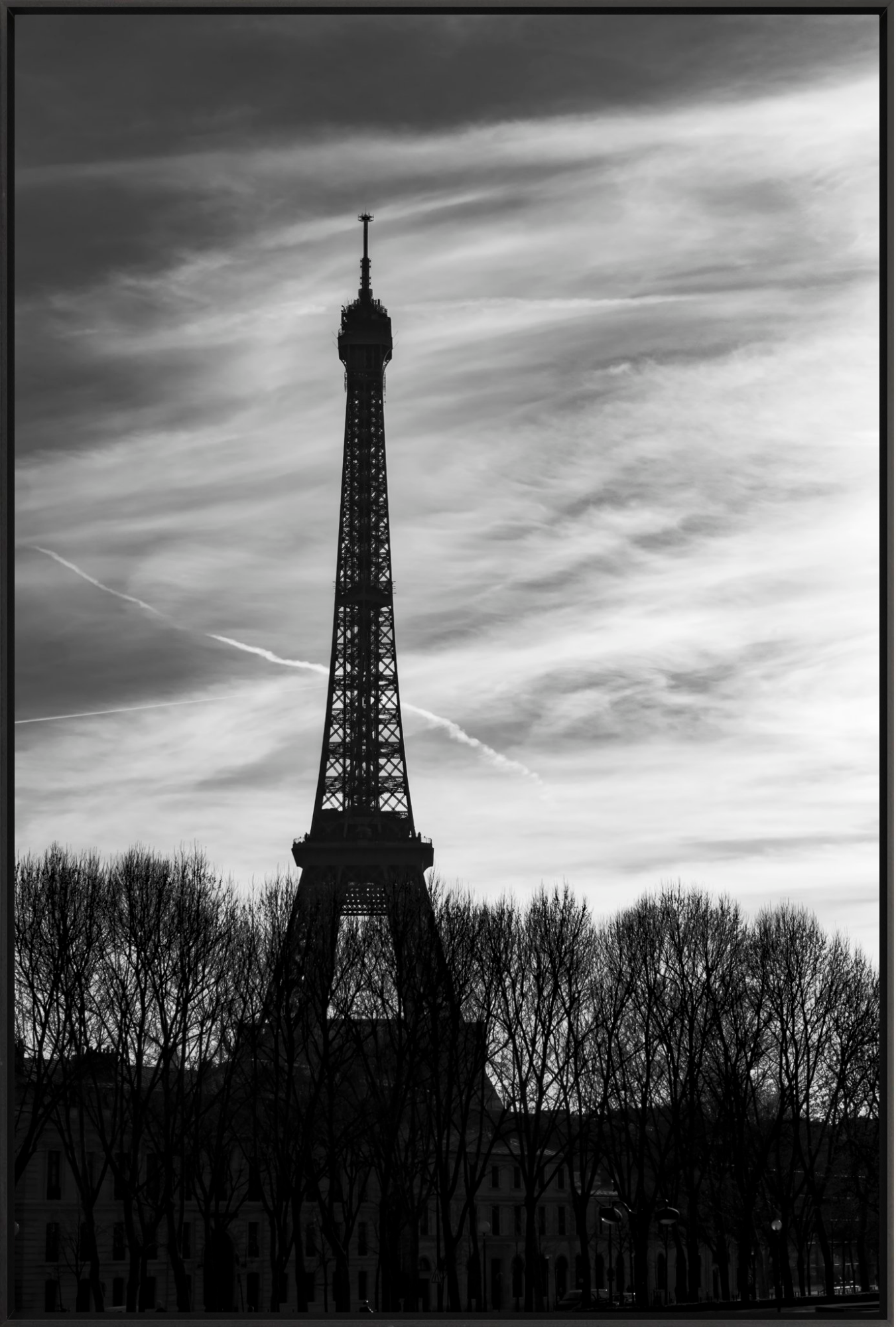 #Framed Canvas_30x45"_Black