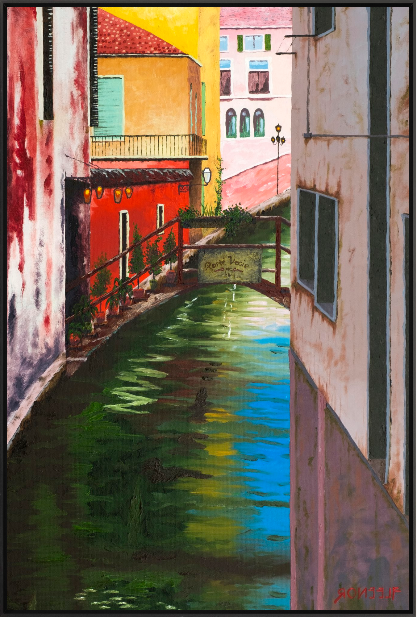 #Framed Canvas_40x60"_Black