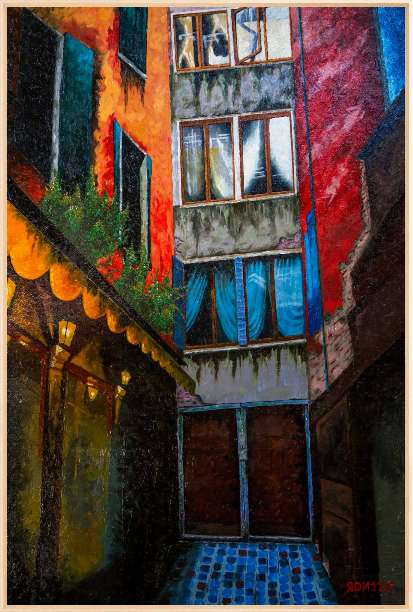 #Framed Canvas_30x45"_Natural