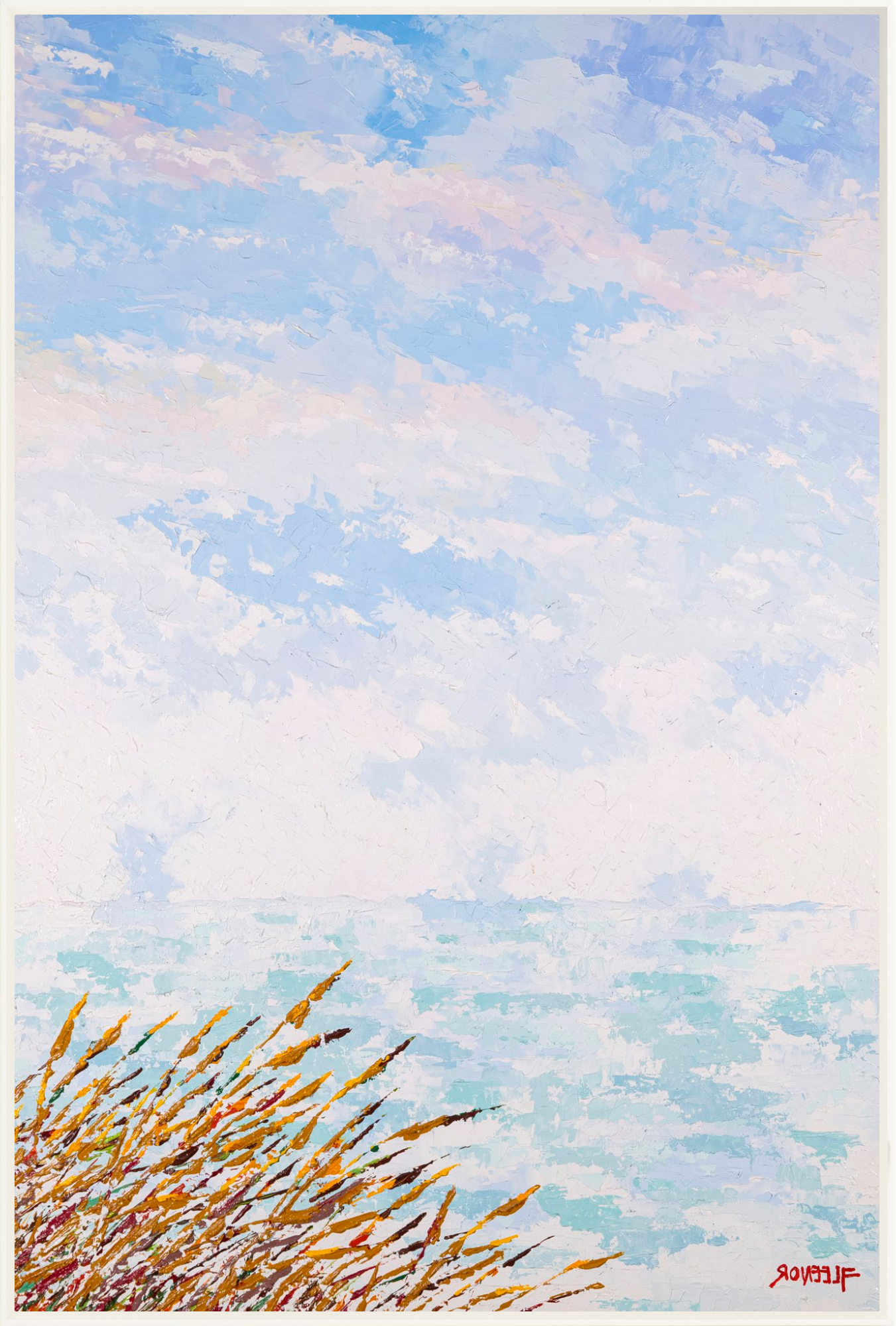 #Framed Canvas_40x60"_White