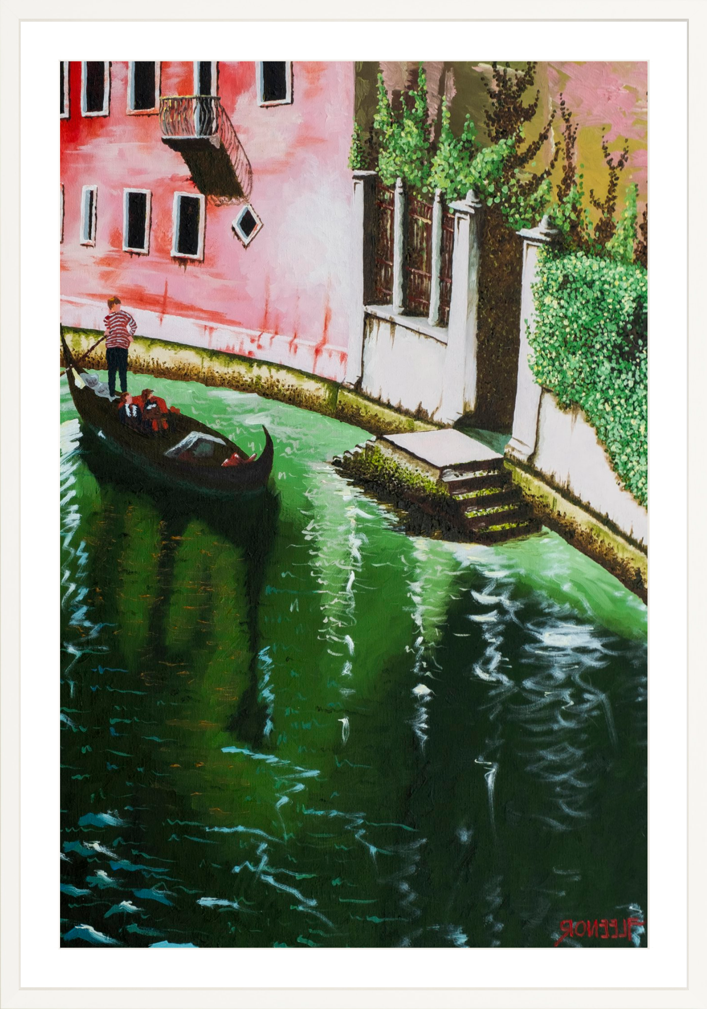 #Framed Print_30x45"_White