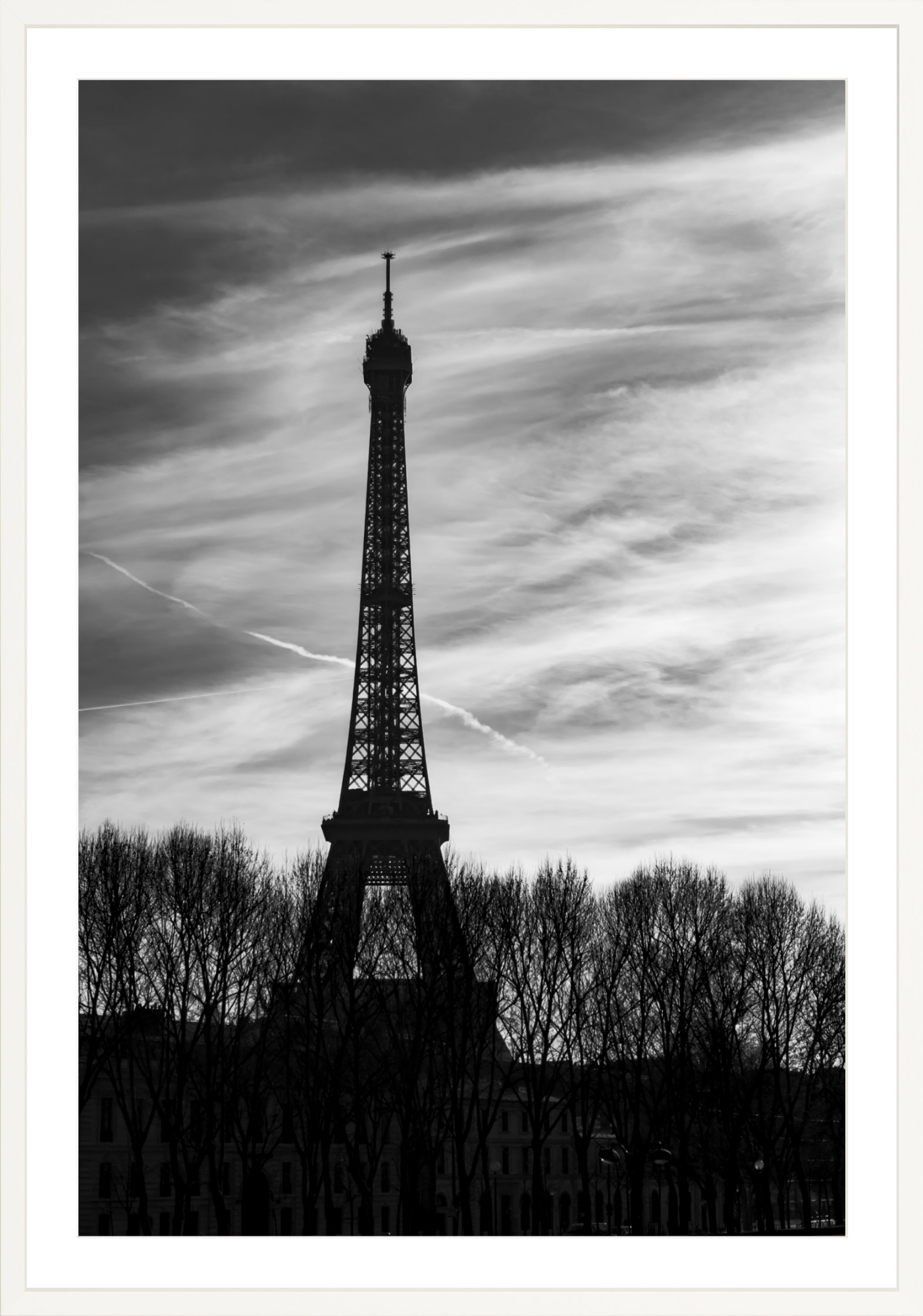 #Framed Print_30x45"_White