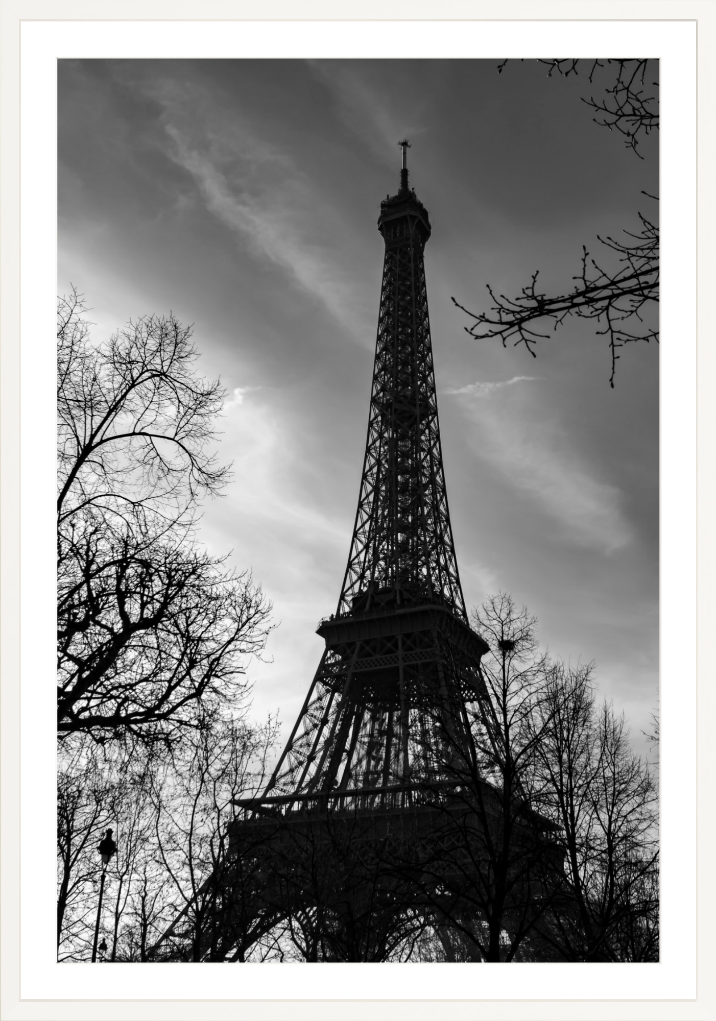 #Framed Print_30x45"_White