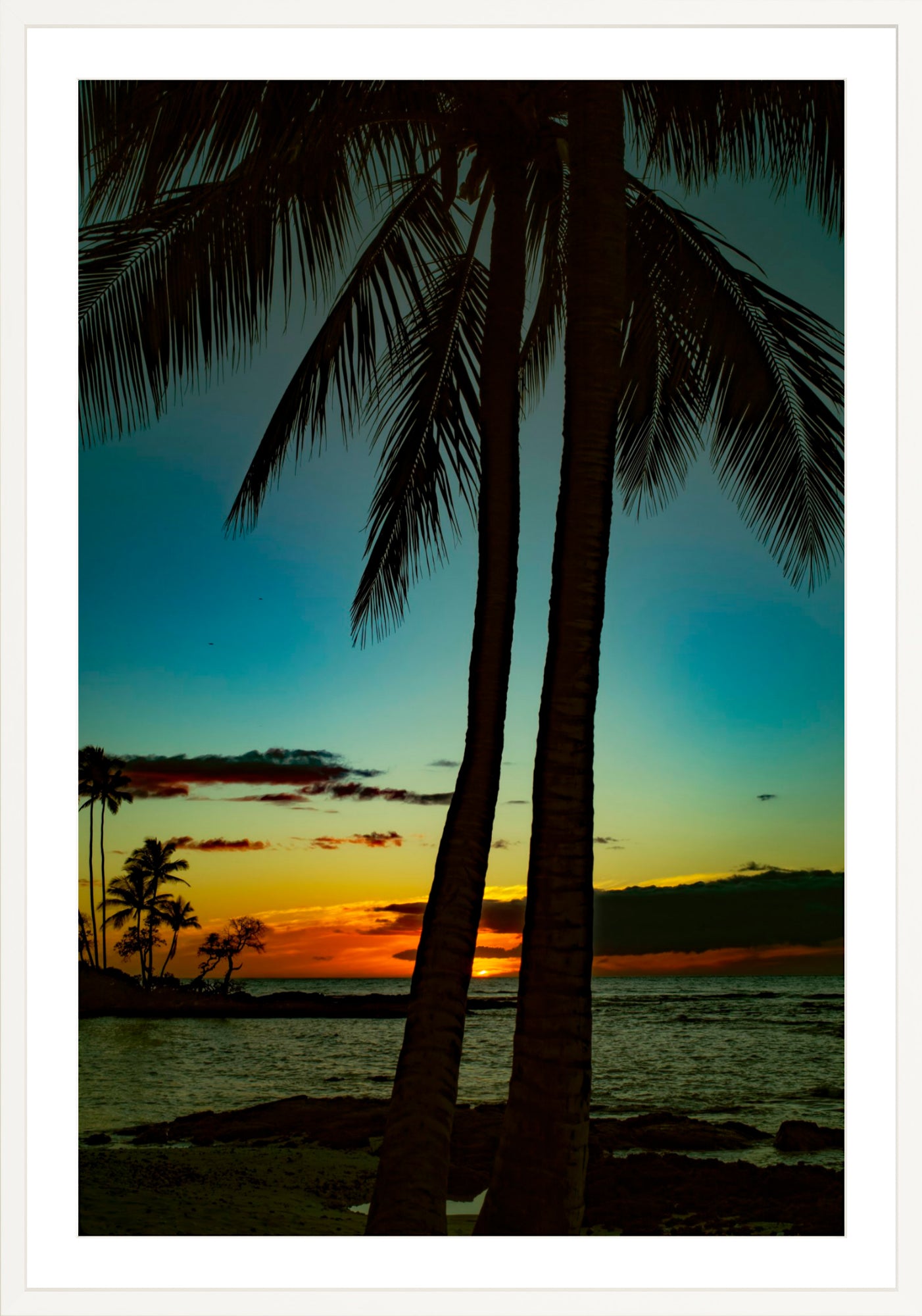 #Framed Print_30x45"_White
