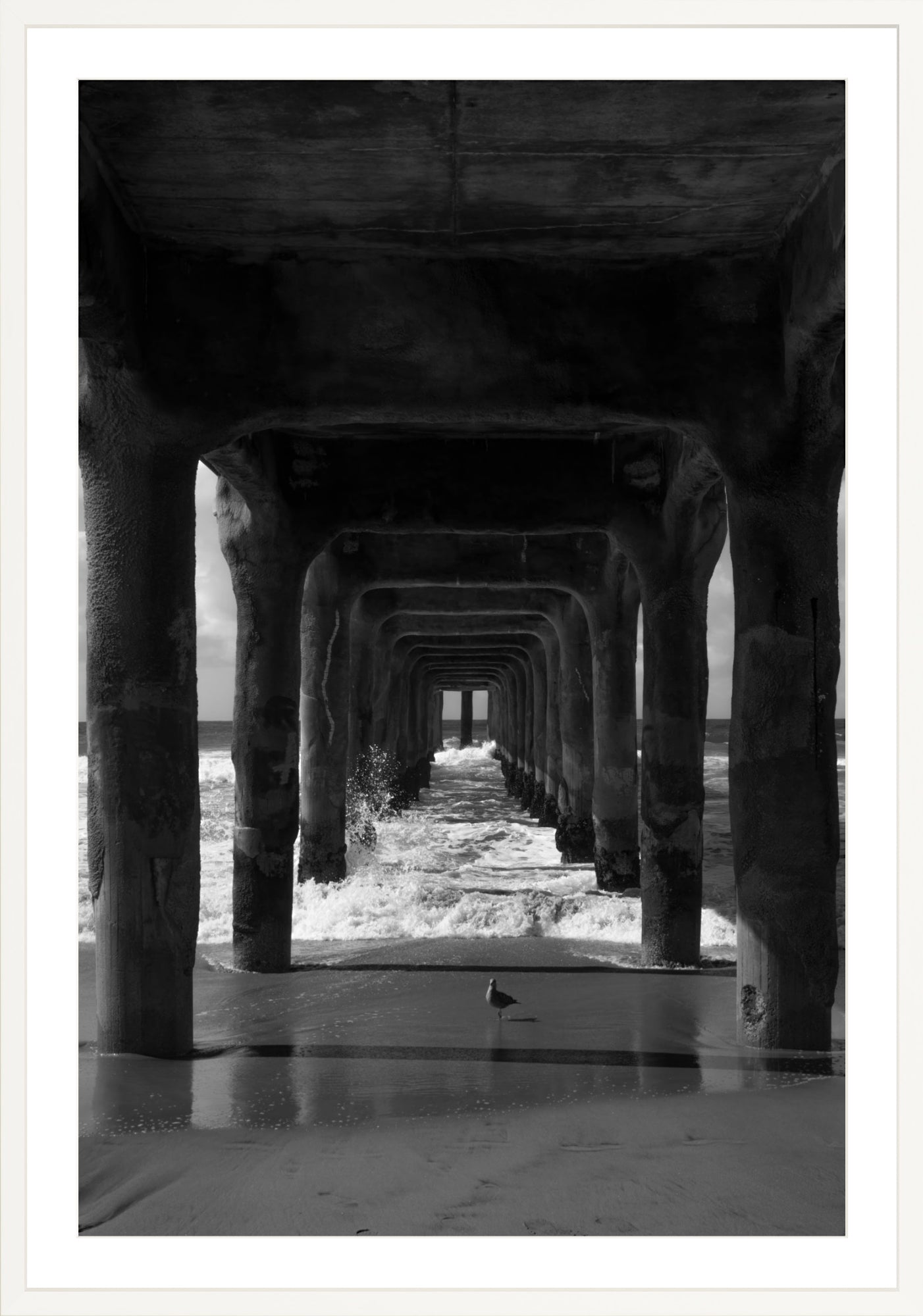 #Framed Print_30x45"_White