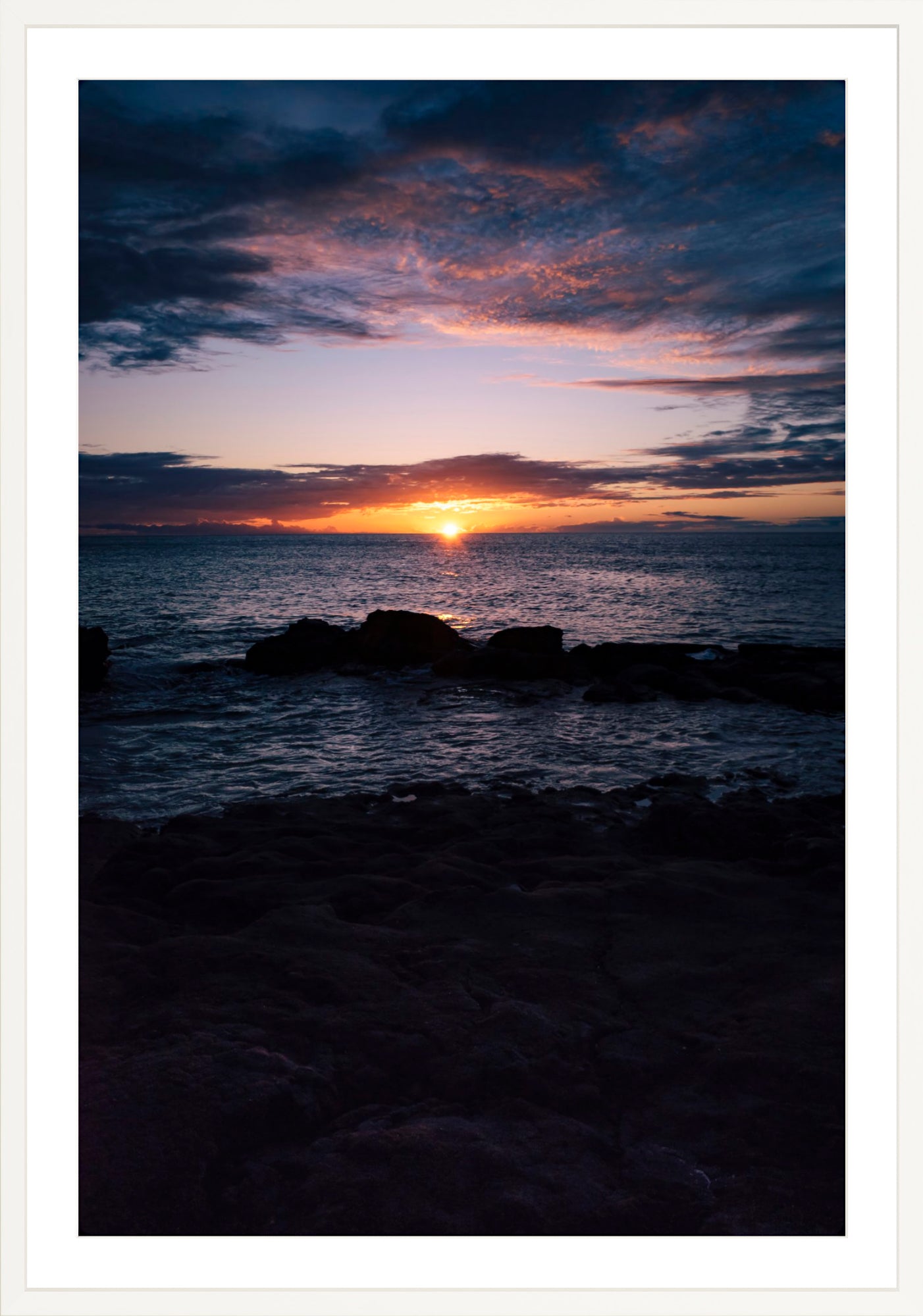 #Framed Print_40x60"_White