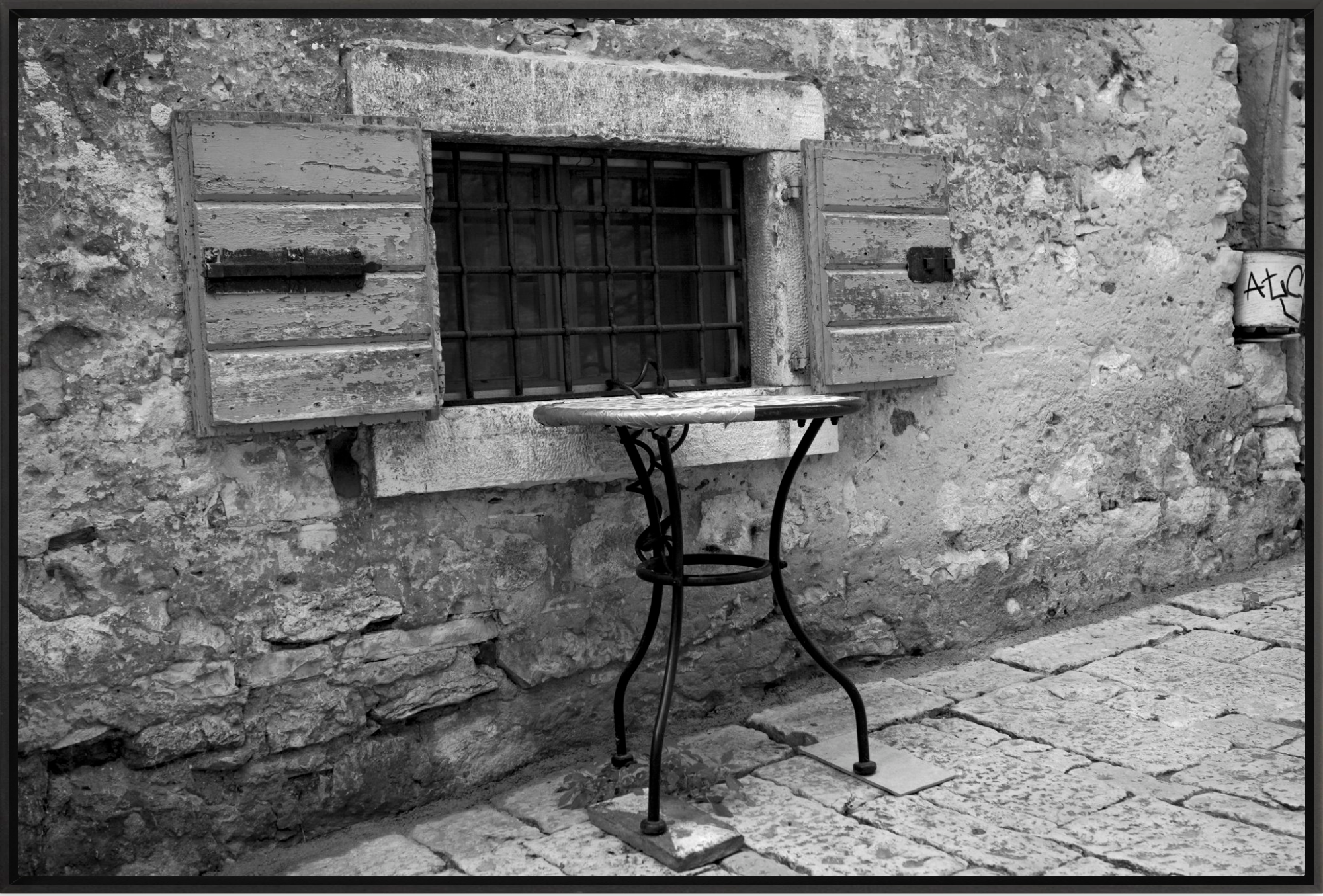 #Framed Canvas_36x24"_Black