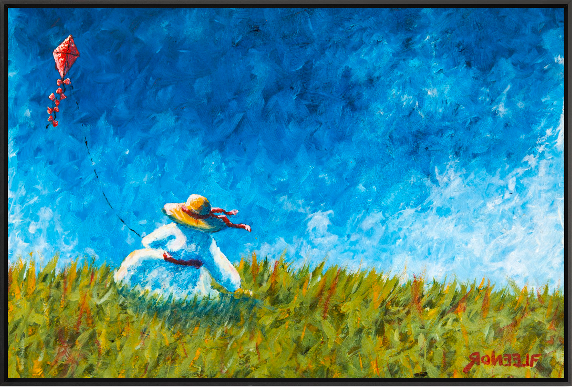 #Framed Canvas_36x24”_Black