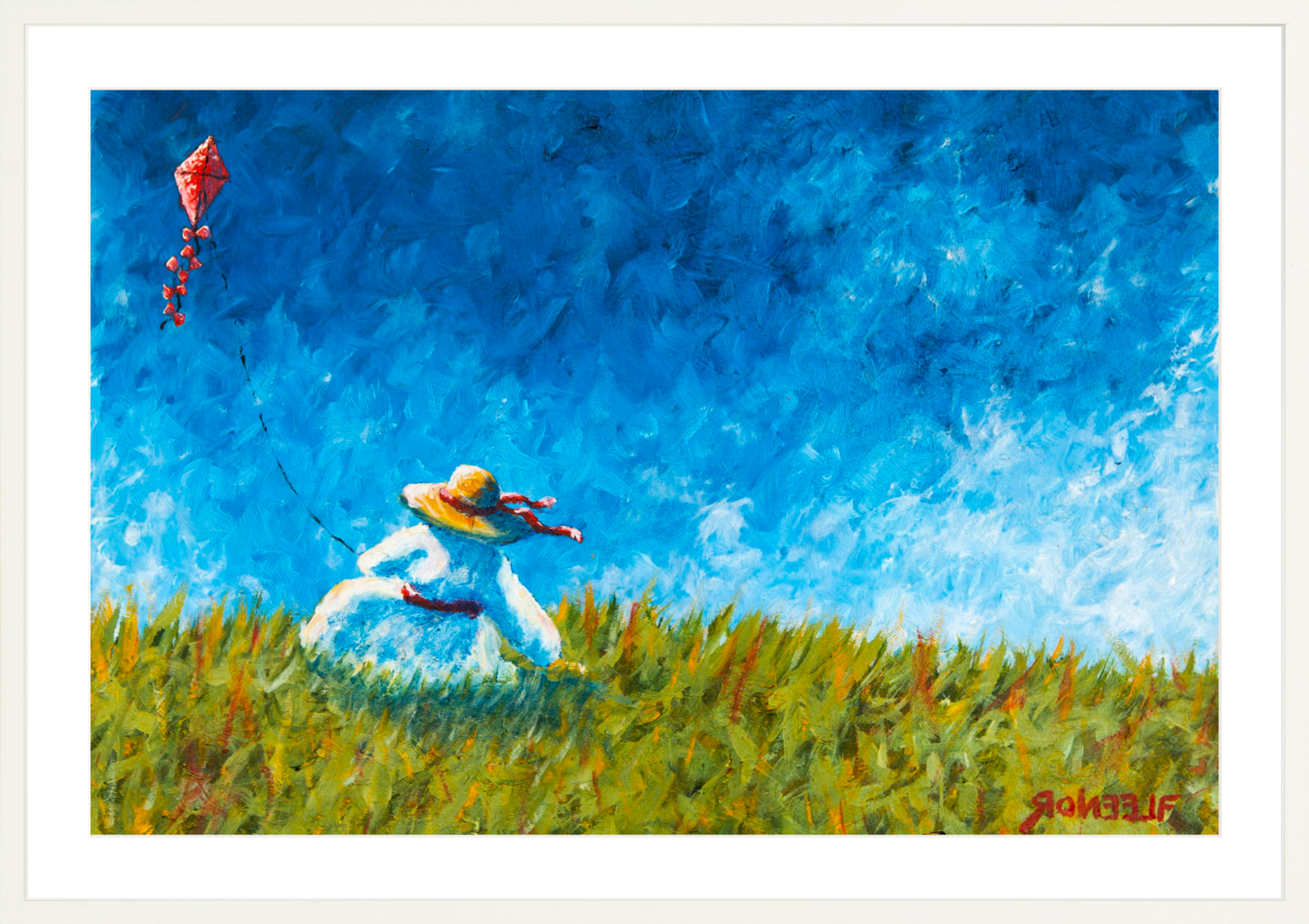 #Framed Print_36x24"_White