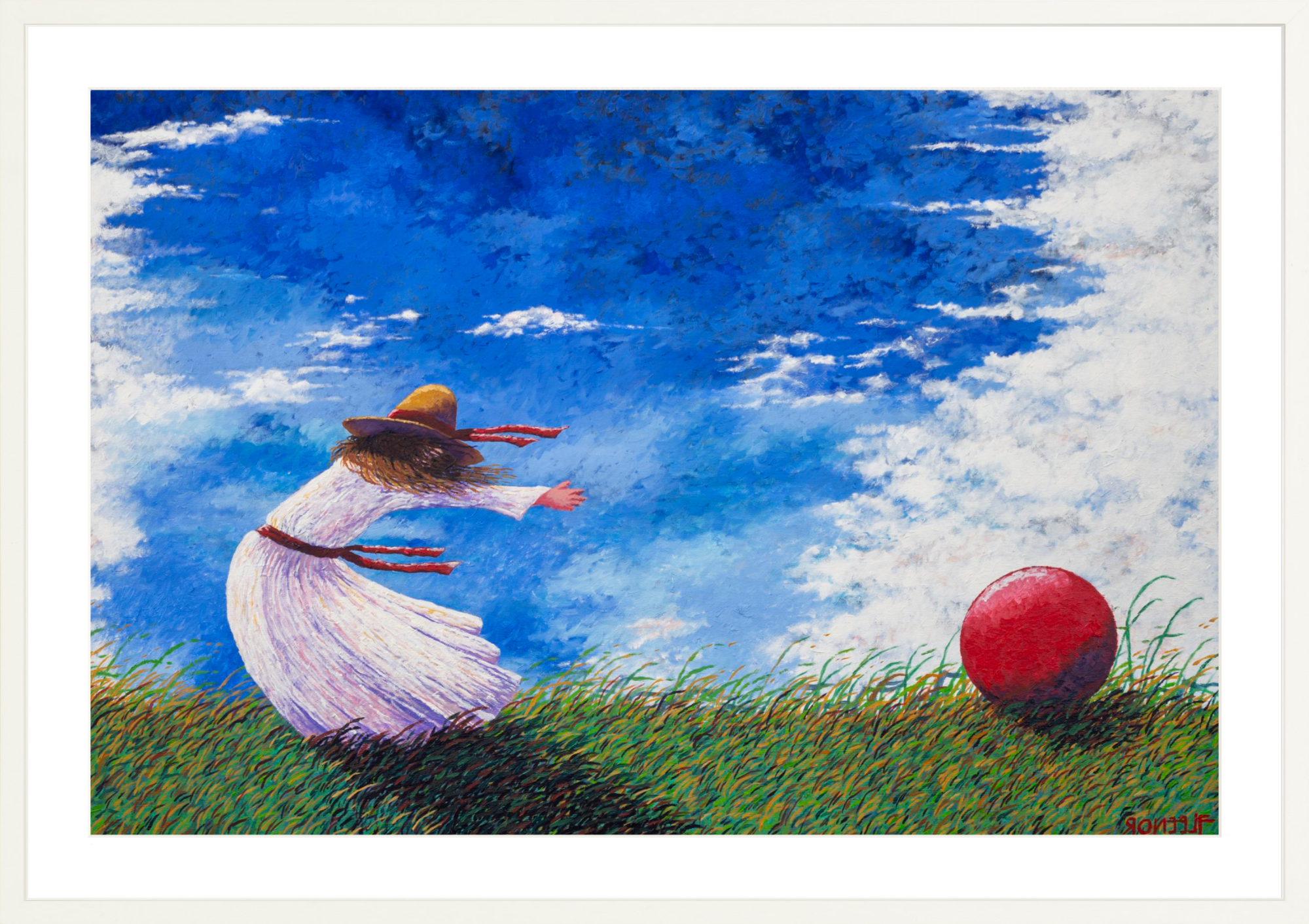 #Framed Print_36x24"_White