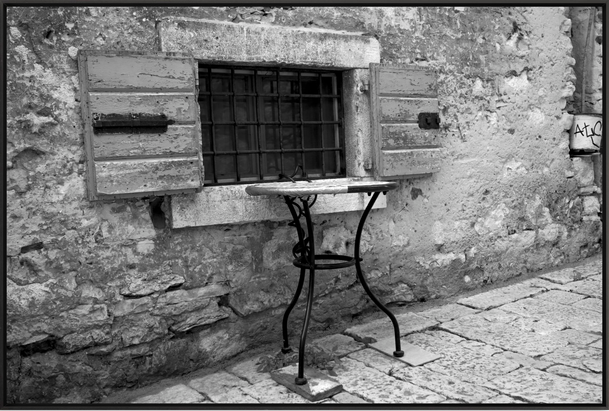 #Framed Canvas_60x40"_Black
