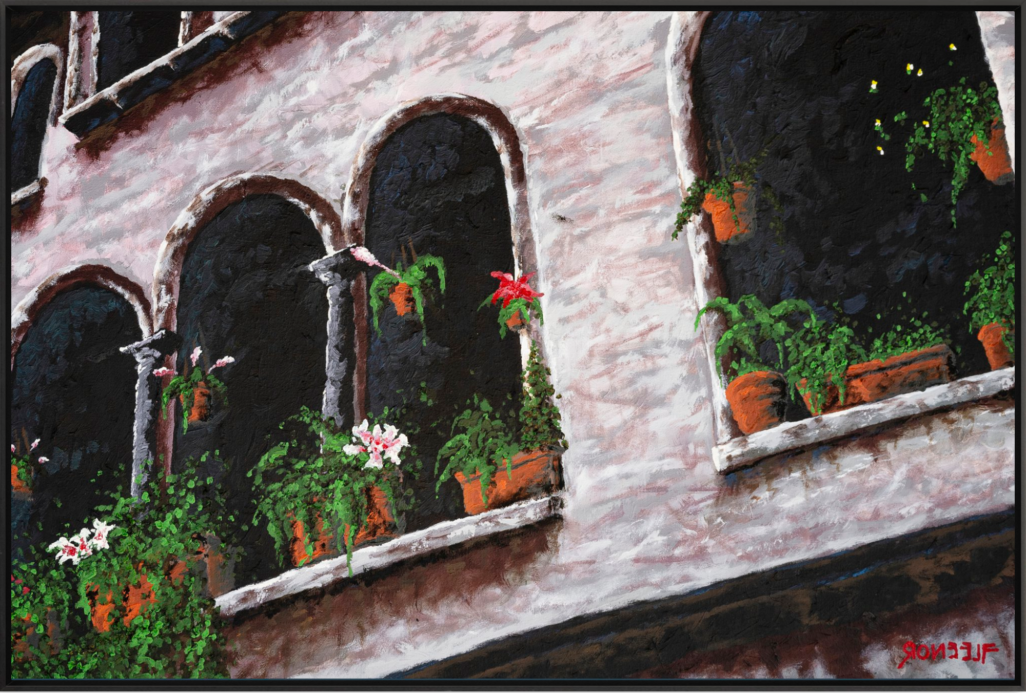 #Framed Canvas_60x40”_Black