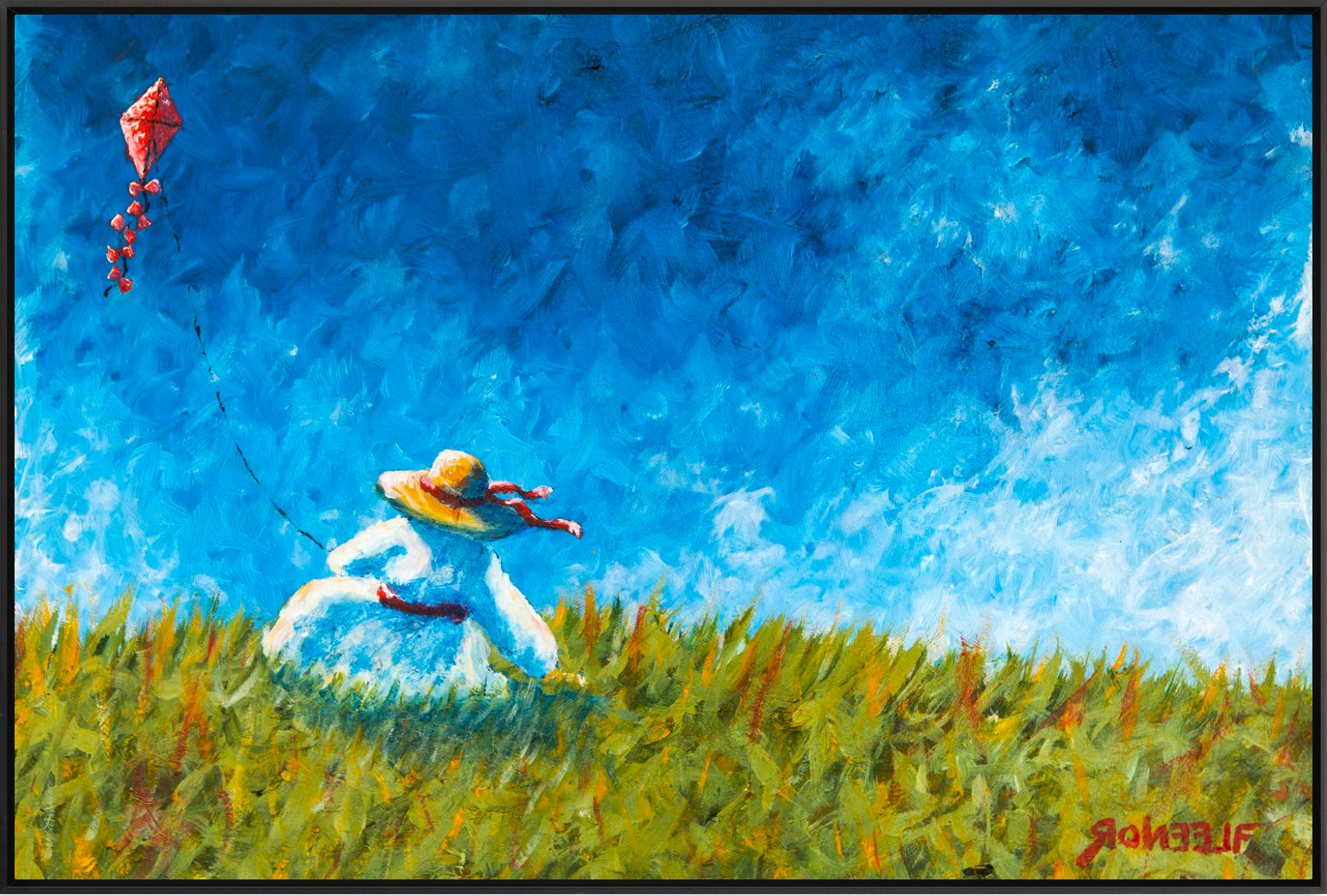 #Framed Canvas_60x40”_Black