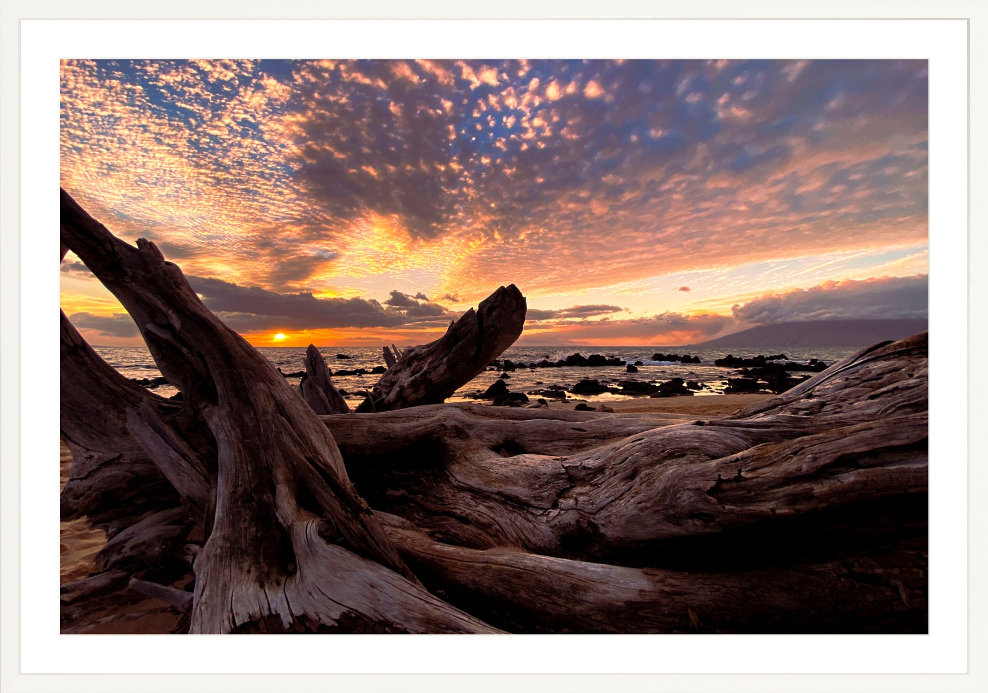 #Framed Print_45x30"_White