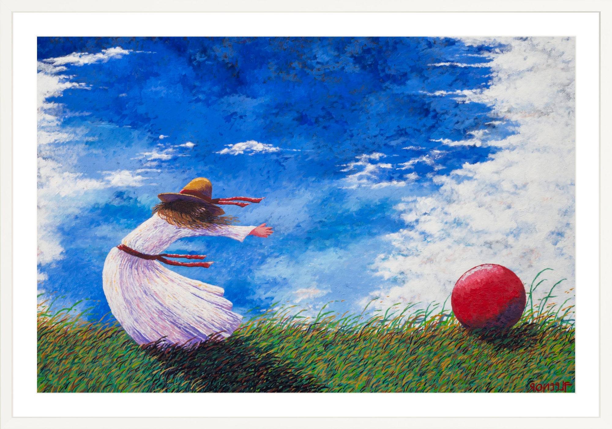 #Framed Print_45x30”_White