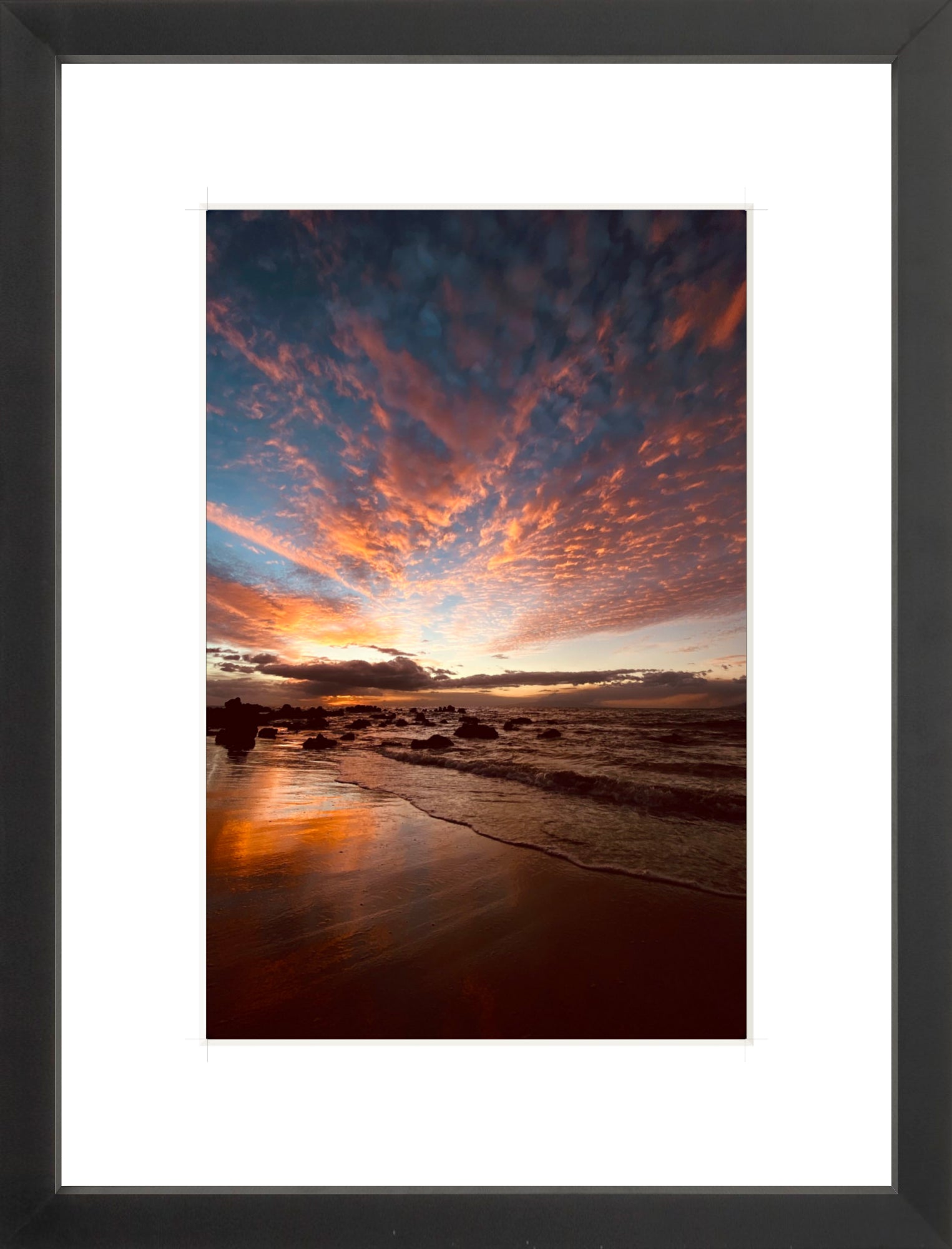 #Framed Print_8x12"_Black