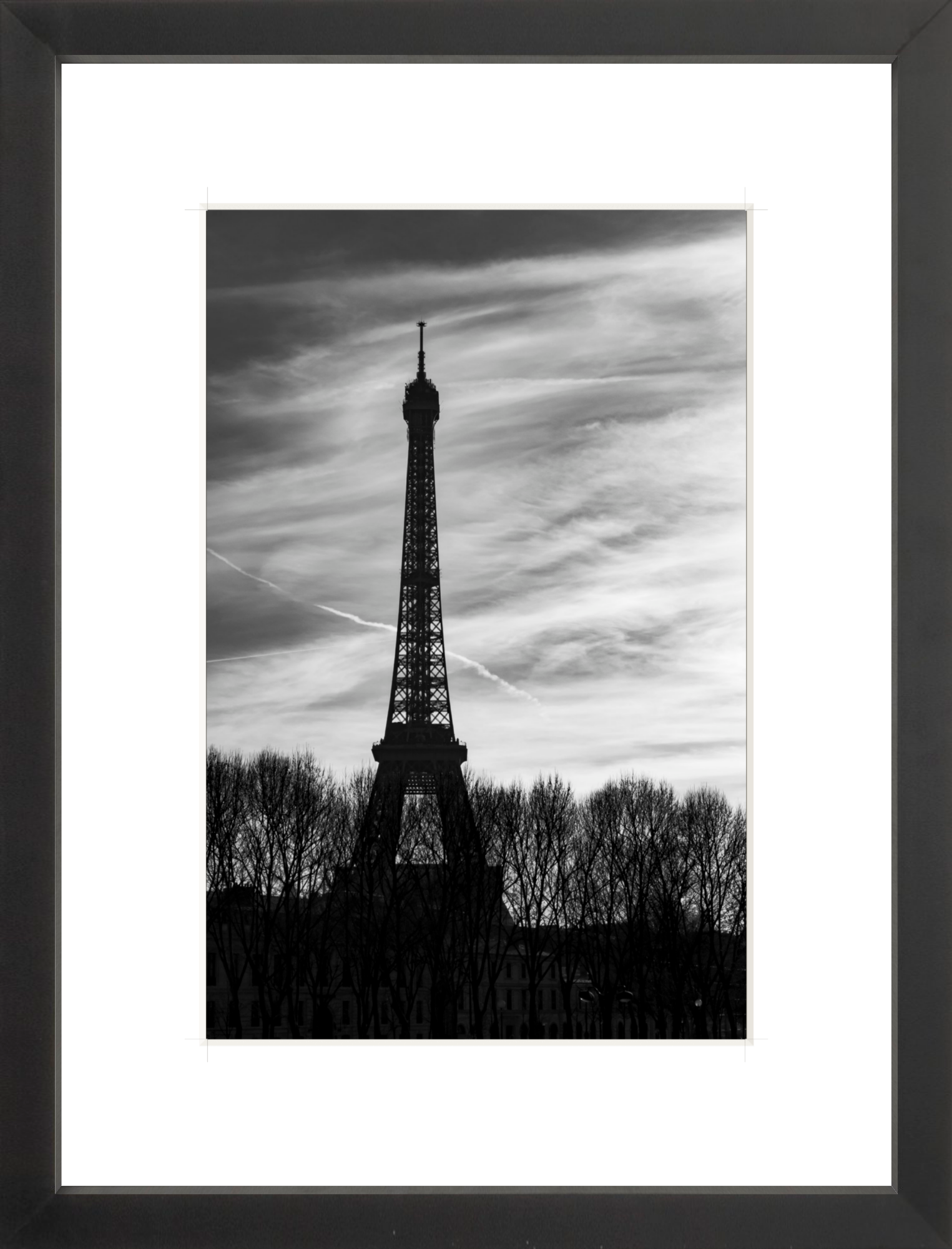 #Framed Print_8x12"_Black